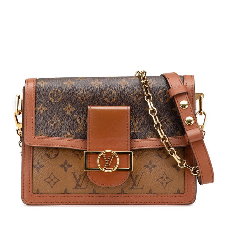 Louis Vuitton Louis Vuitton Dauphine Mm Monogram 2Way Shoulder Bag Canvas Shoulder Bag M45958 in Brown, Women's