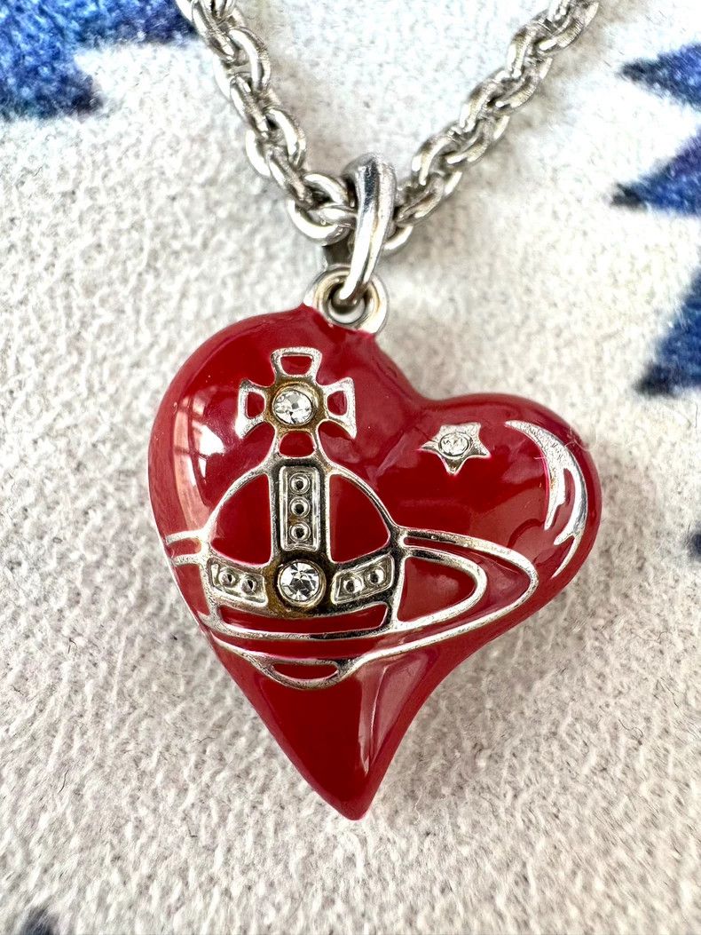 Vivienne Westwood Vivienne Westwood Vintage Red Heart Necklace Size ONE SIZE - 2 Thumbnail