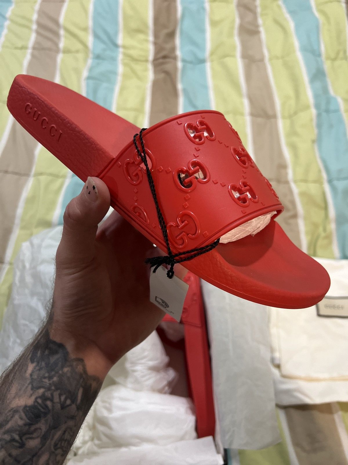 Gucci Gucci slides Size US 11 / EU 44 - 10 Thumbnail