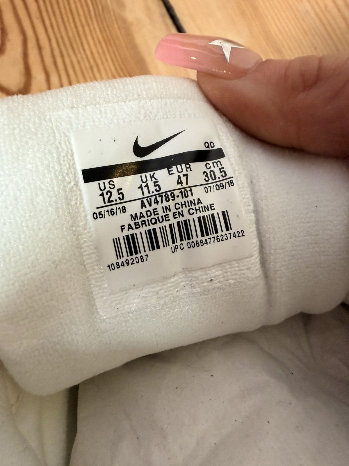 Nike Nike Air Adjust Force SP “Summit White / Black” DS, US 13 Size US 13 / EU 46 - 6 Thumbnail