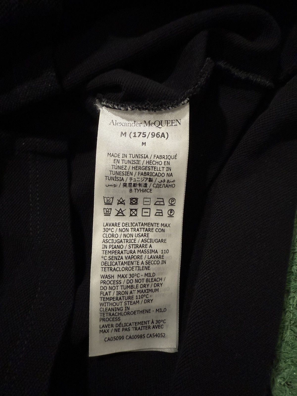 Alexander McQueen Alexander McQueen Black Polo Shirt Men Size US M / EU 48-50 / 2 - 5 Thumbnail