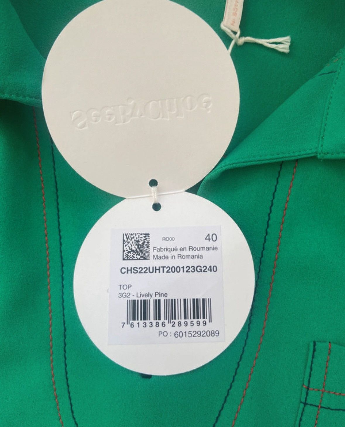See by Chloe See by Chloé Blouse – Apple Green – New with Tags Size M / US 6-8 / IT 42-44 - 8 Thumbnail