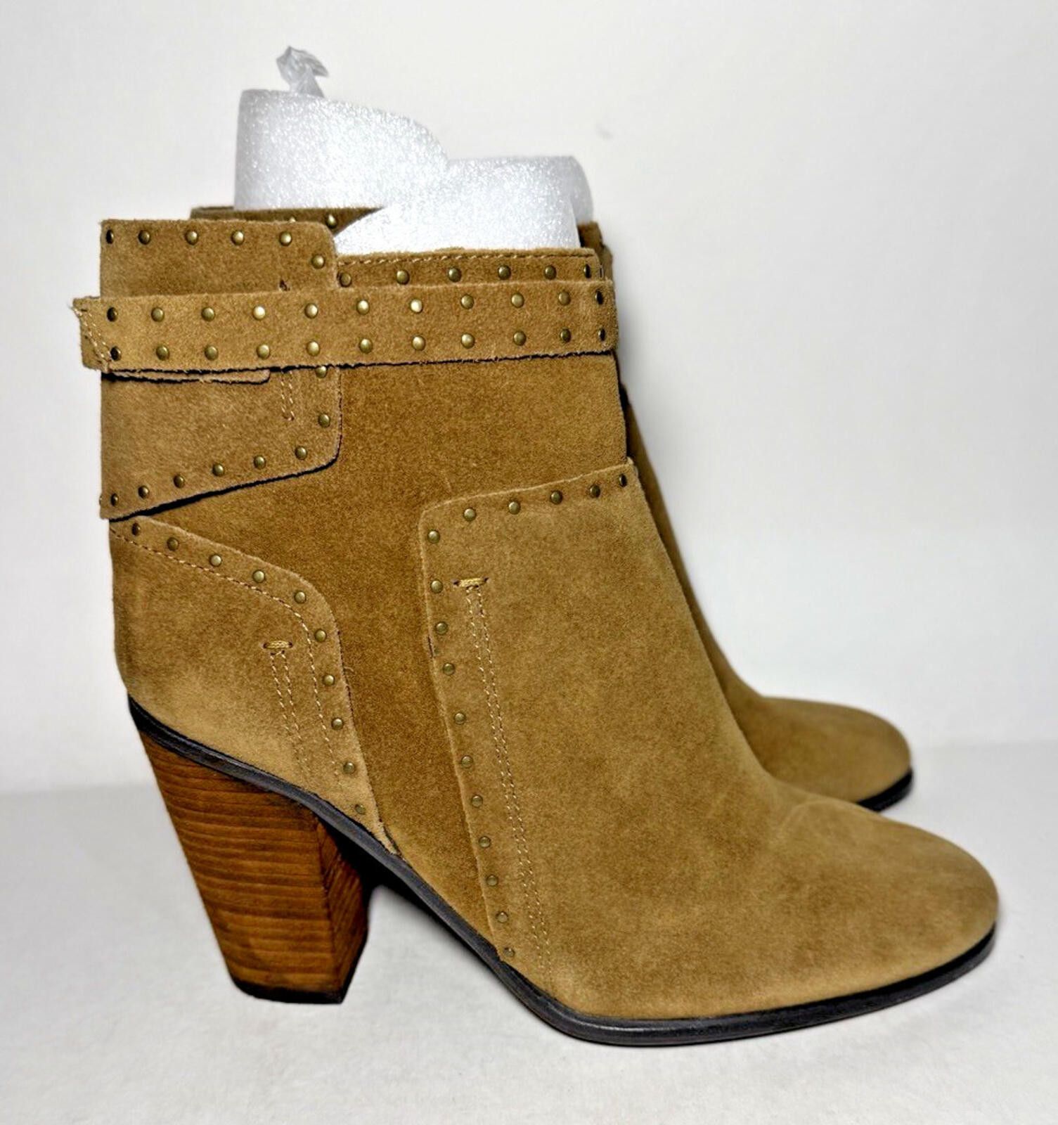 Vince Camuto VINCE CAMUTO Faythes Pinhead Ankle Boots Heels Brown Size US 9.5 / IT 39.5 - 1 Thumbnail