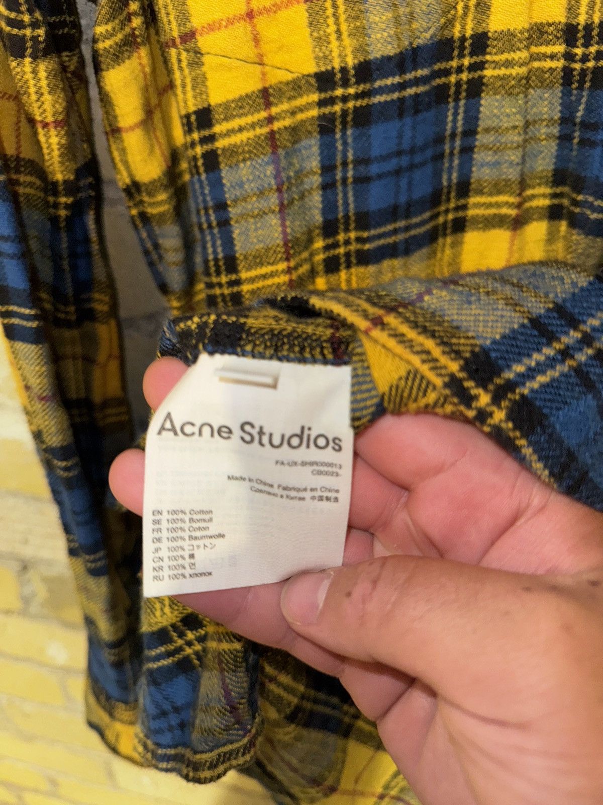 Acne Studios Acne Studios Flannel button up Size US L / EU 52-54 / 3 - 5 Thumbnail