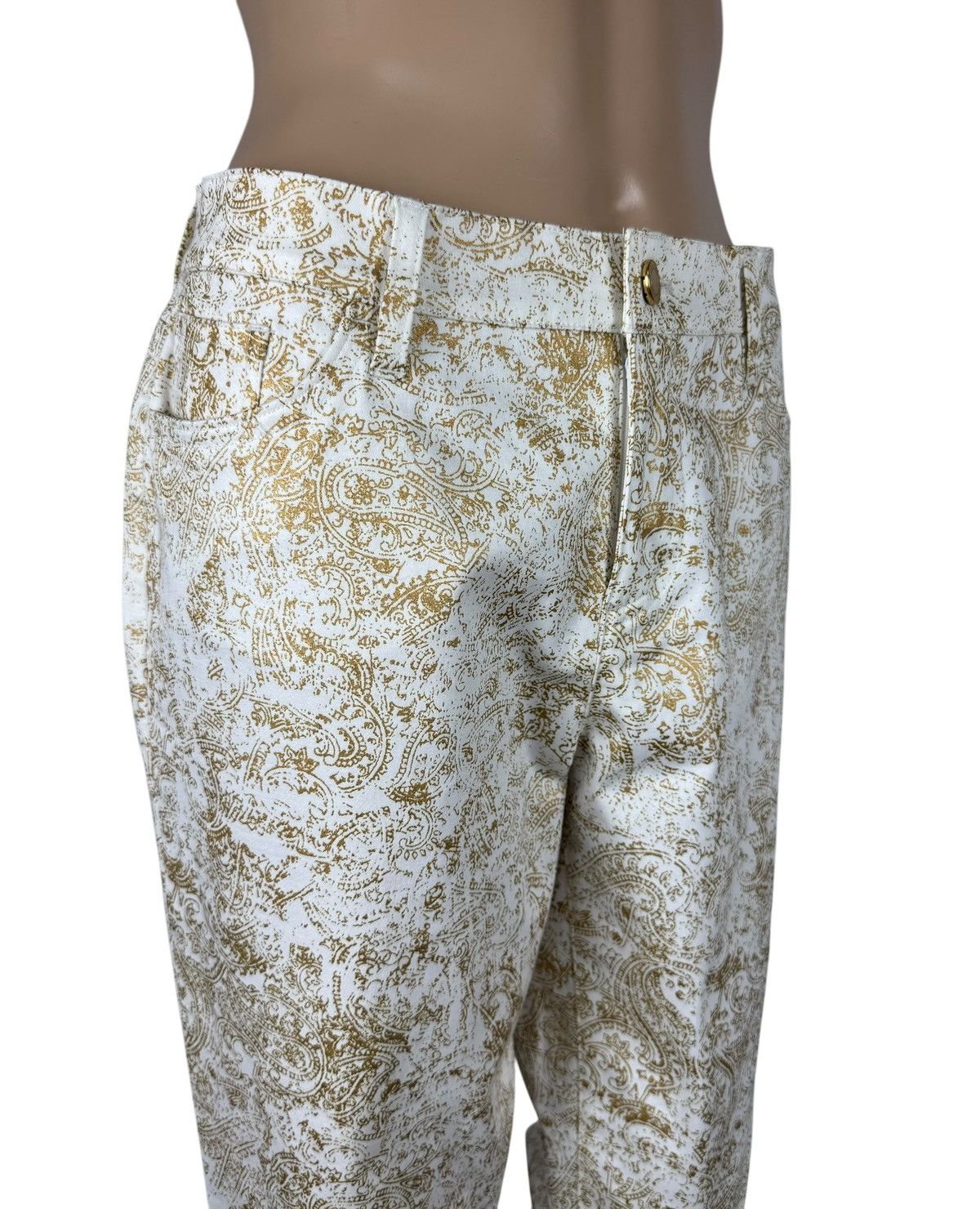 Lauren Ralph Lauren Lauren Ralph Lauren Chino Pants Gold Paisley Printed size 10 Size 32" / US 10 / IT 46 - 8 Thumbnail