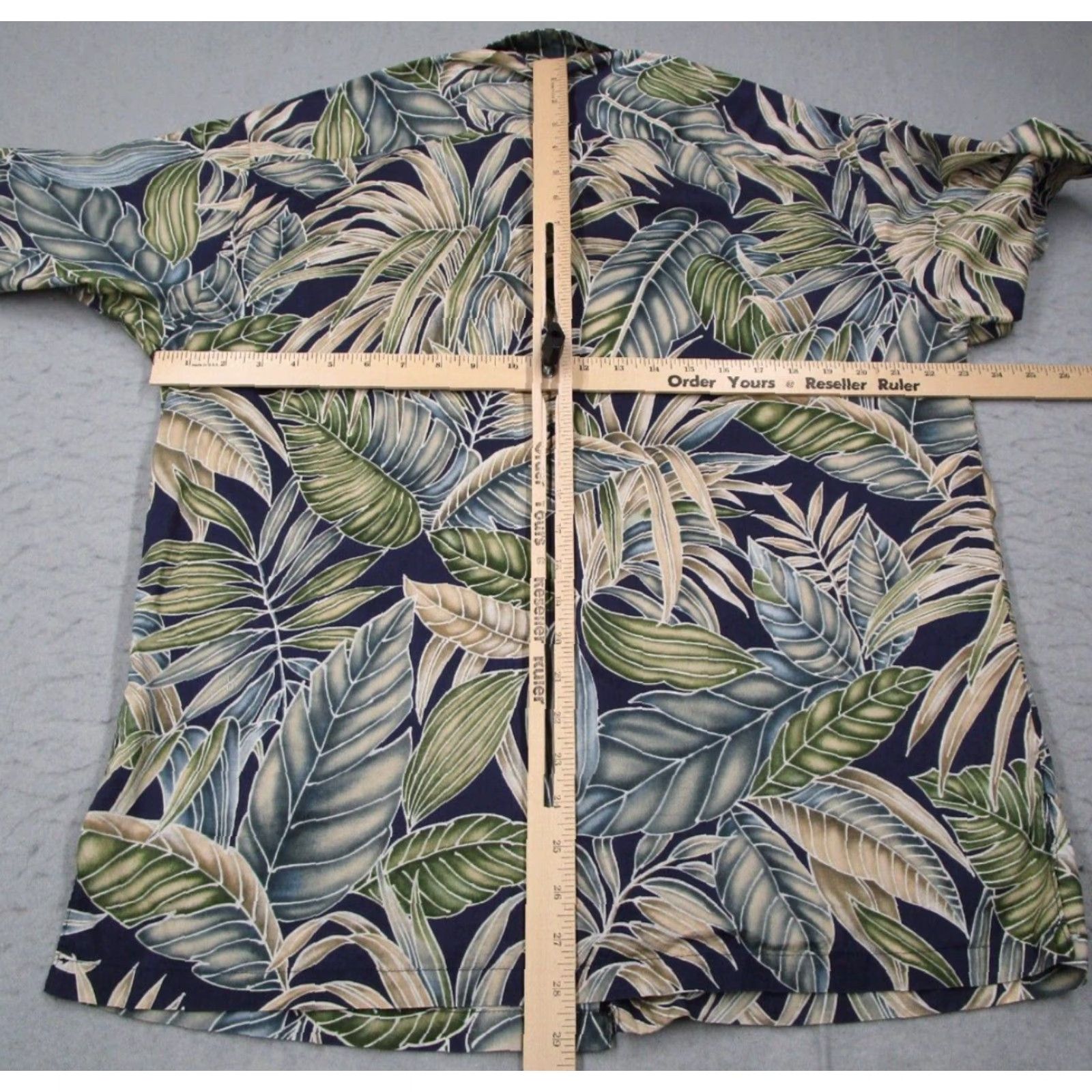 Tori Richard Tori Richard Shirt Mens Large Blue Button Up Hawaiian Tiki Cotton Lawn USA Size US L / EU 52-54 / 3 - 5 Thumbnail