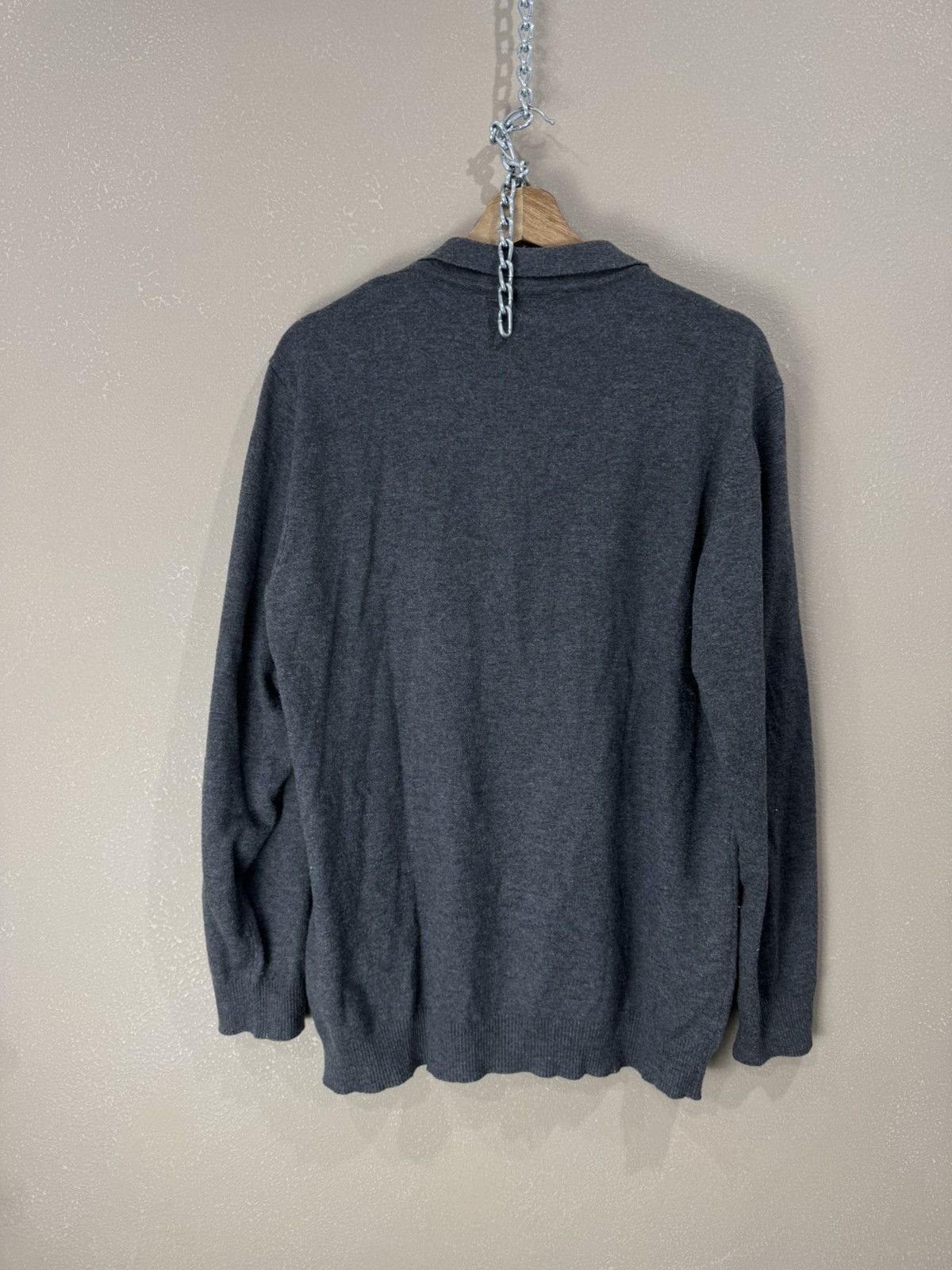 Brioni 90s BRIONI 1/4 sweater wool old money luxury Size US L / EU 52-54 / 3 - 2 Thumbnail