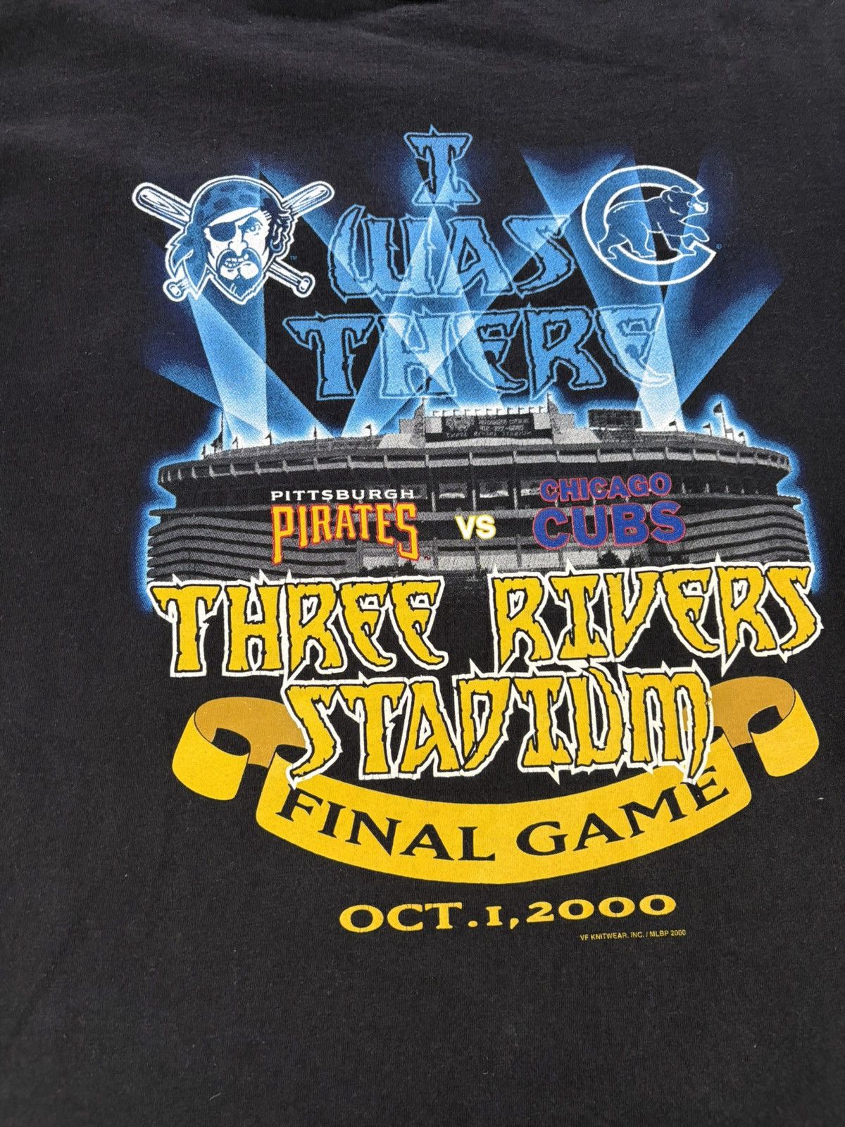 MLB × Vintage Vintage 2000 y2k faded Pirates vs Cubs Tshirt Size US XL / EU 56 / 4 - 3 Thumbnail