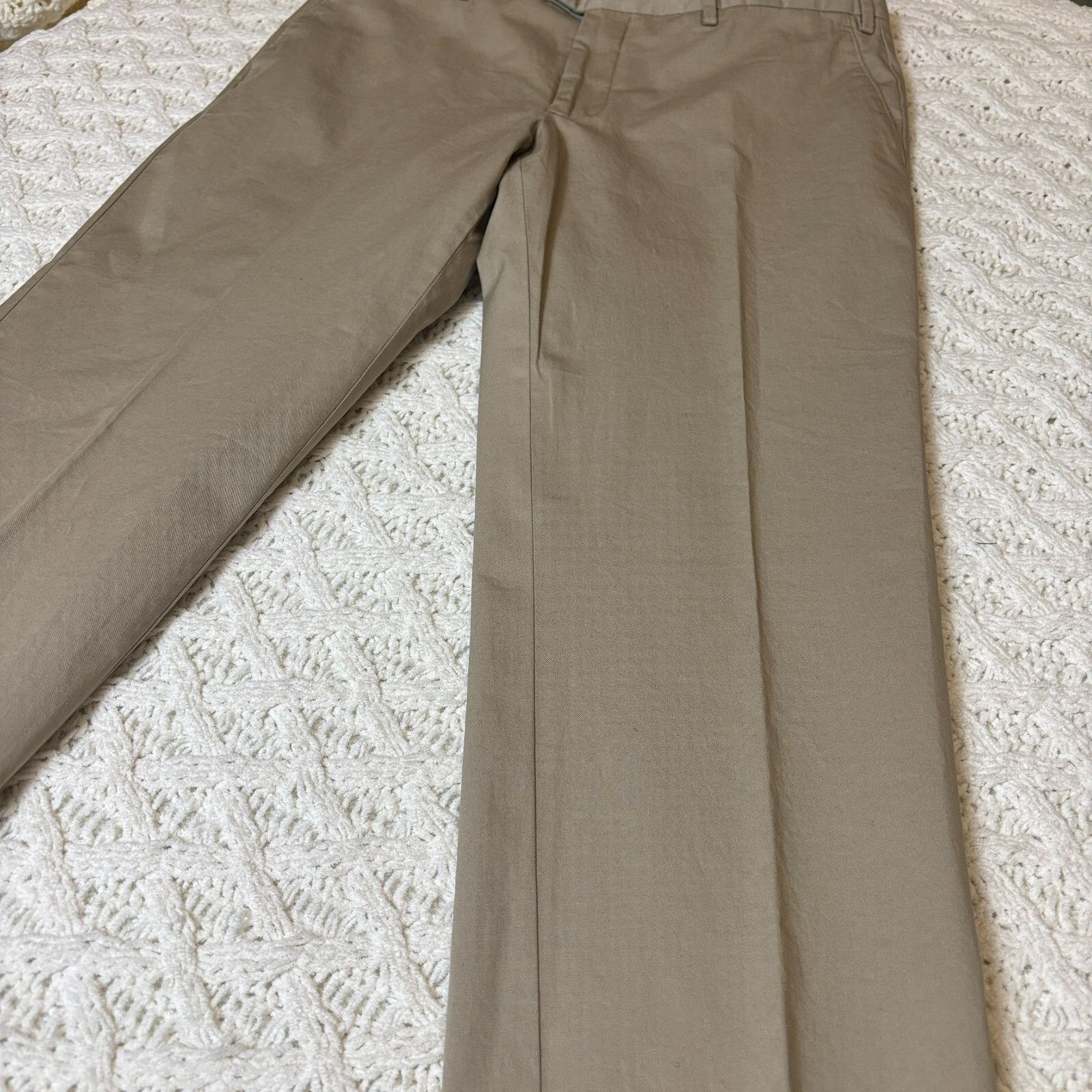 Lardini Lardini Men's Pants Sz 50 IT Beige Cotton Blend Chino Trouse Size US 40 / EU 56 - 6 Thumbnail