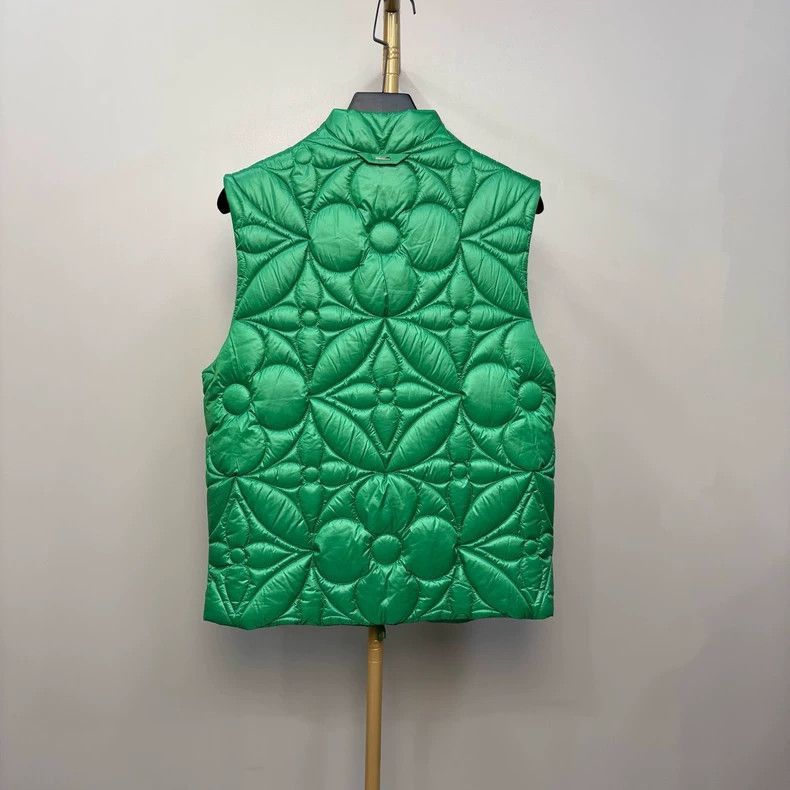 Louis Vuitton Green Padded Vest-2506