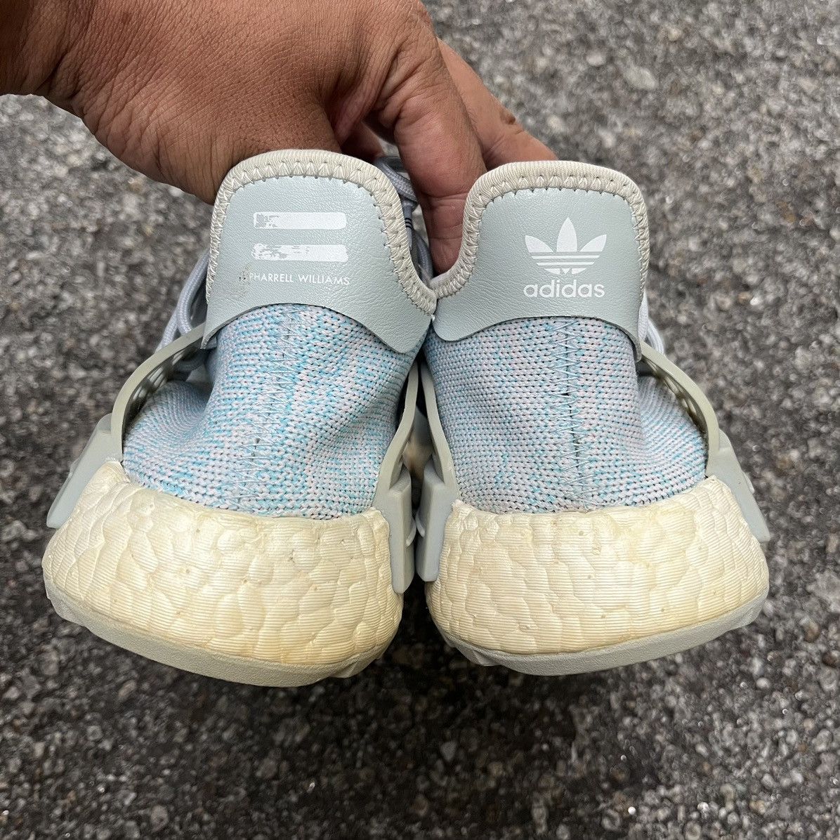 Adidas × Pharrell Pharrell x BBC x NMD Human Race NMD TR Sneakers Size US 8.5 / EU 41-42 - 8 Thumbnail