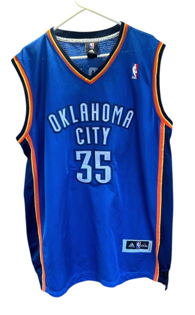 Kevin Durant blue XL Jersey Oklahoma outlet City Thunder rare nba