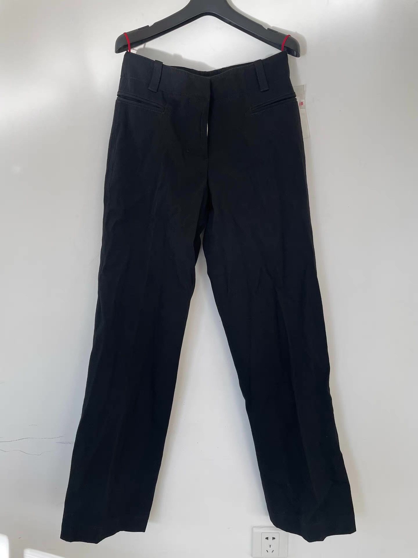 Prada Prada Red Label Women's Wool-Blend Straight-Leg Pants Ｑ21 Size 40" / US 18 - 1 Thumbnail