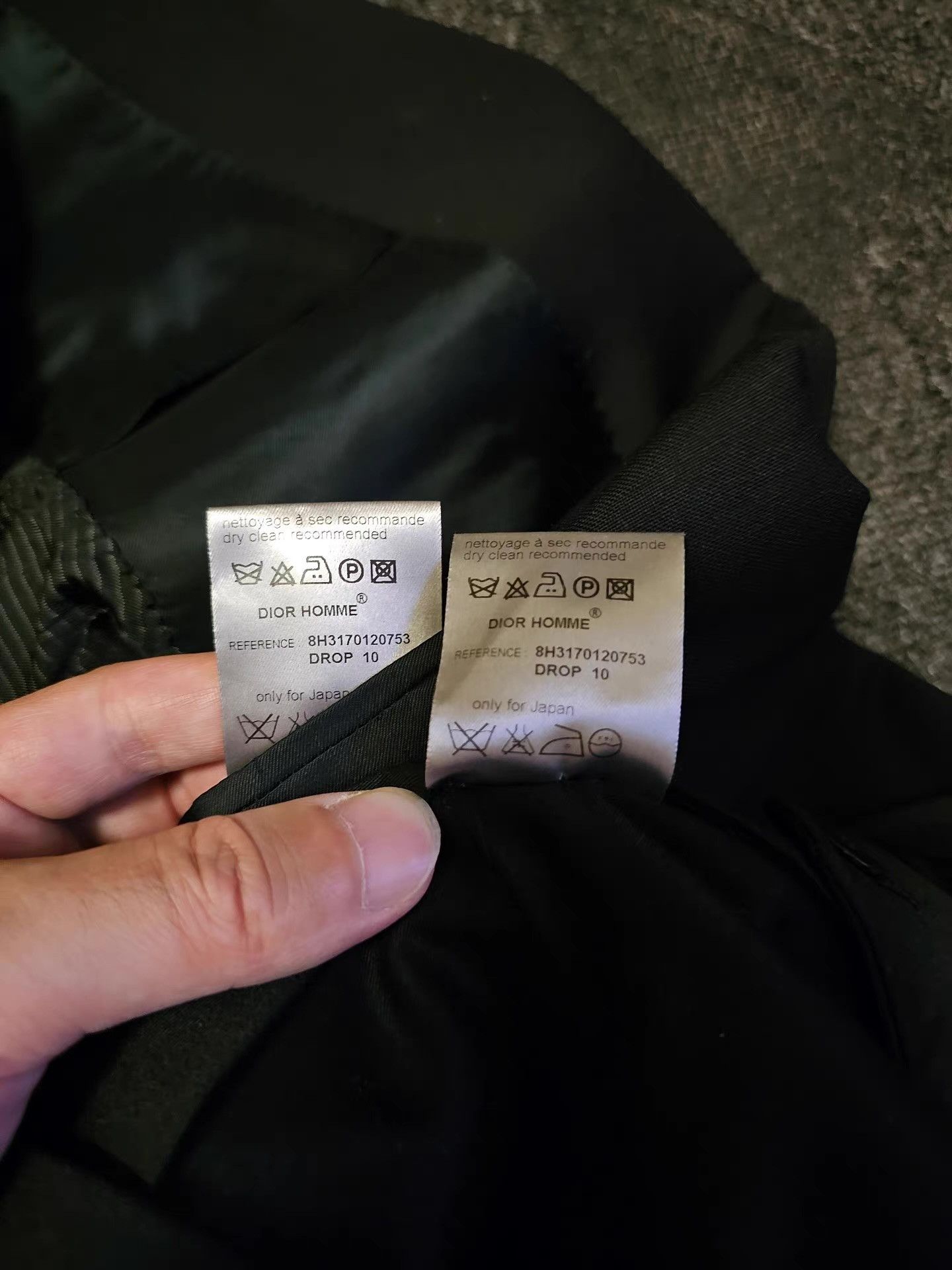 Dior Dior Men's Wool & Mohair Blend Suit. Q4 Size 50R - 6 Thumbnail