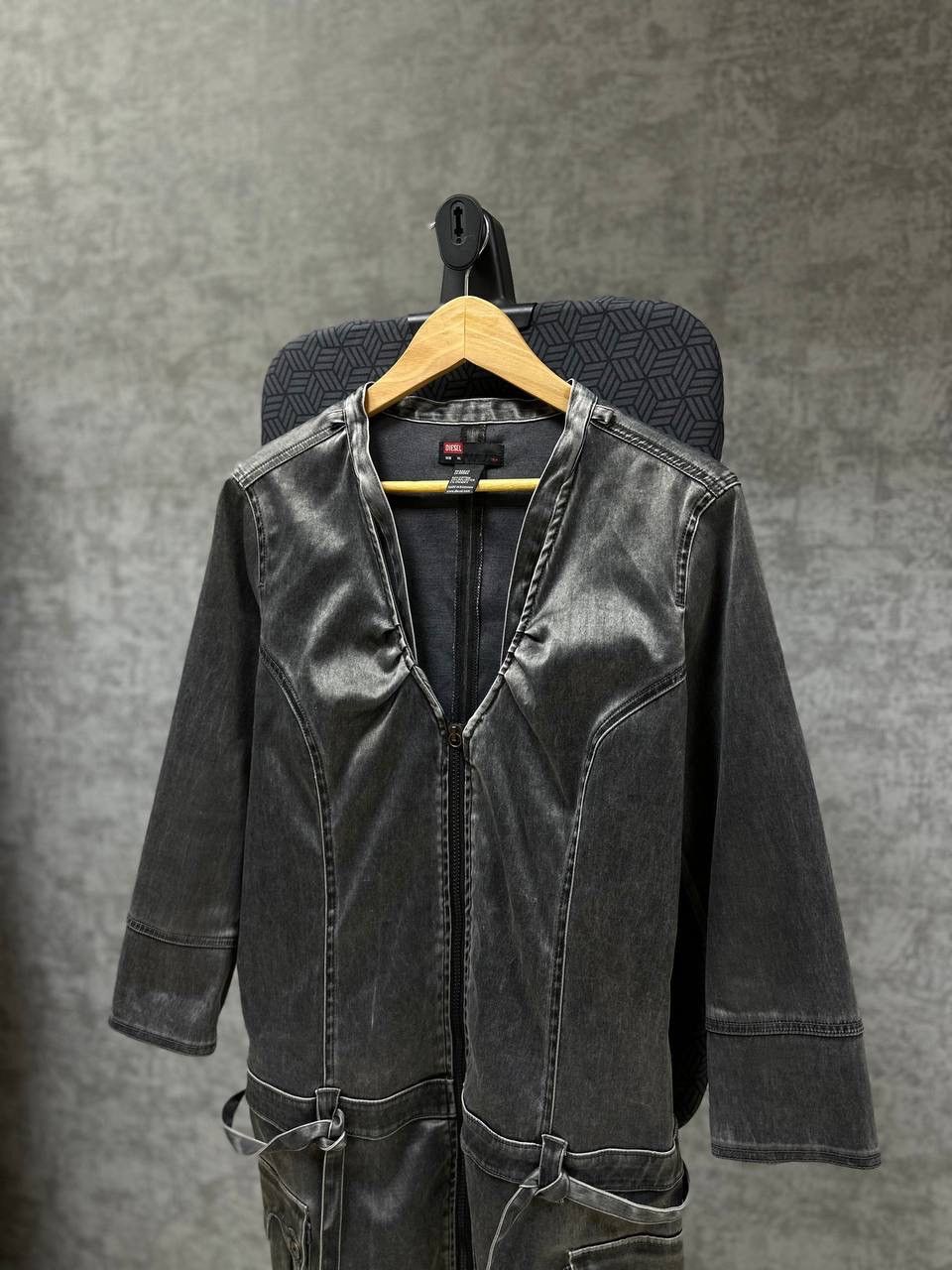 Diesel × Vintage Vintage Diesel Avant Garde Gray Women Dress Size XL / US 12-14 / IT 48-50 - 3 Thumbnail