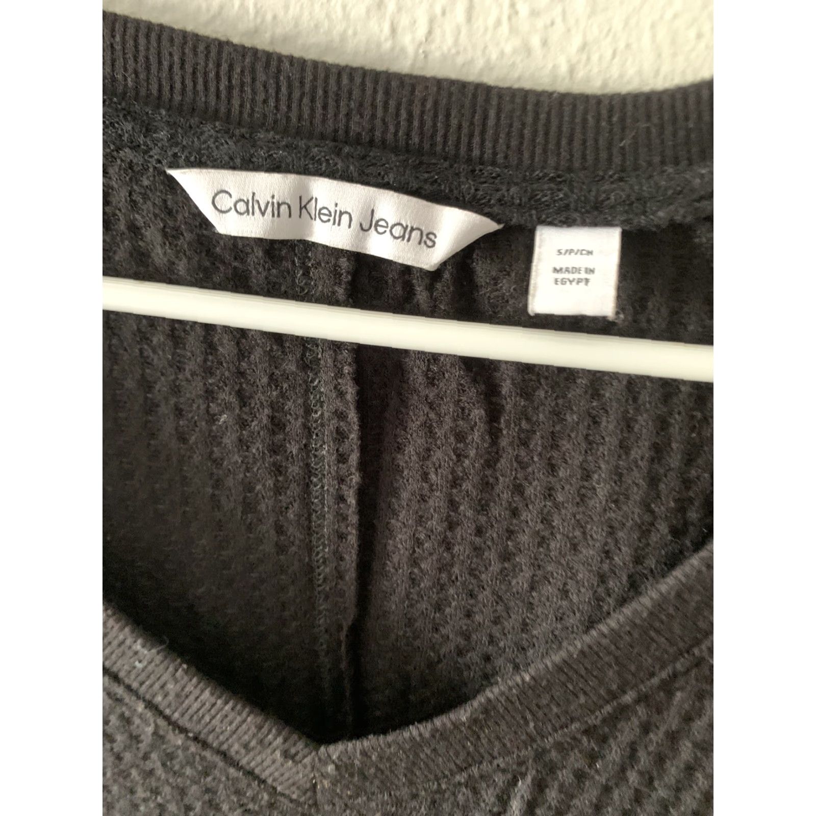 Calvin Klein Calvin Klein Women Black Kneck Long Sleeve Blouse Top Size Small Size S / US 4 / IT 40 - 2 Thumbnail