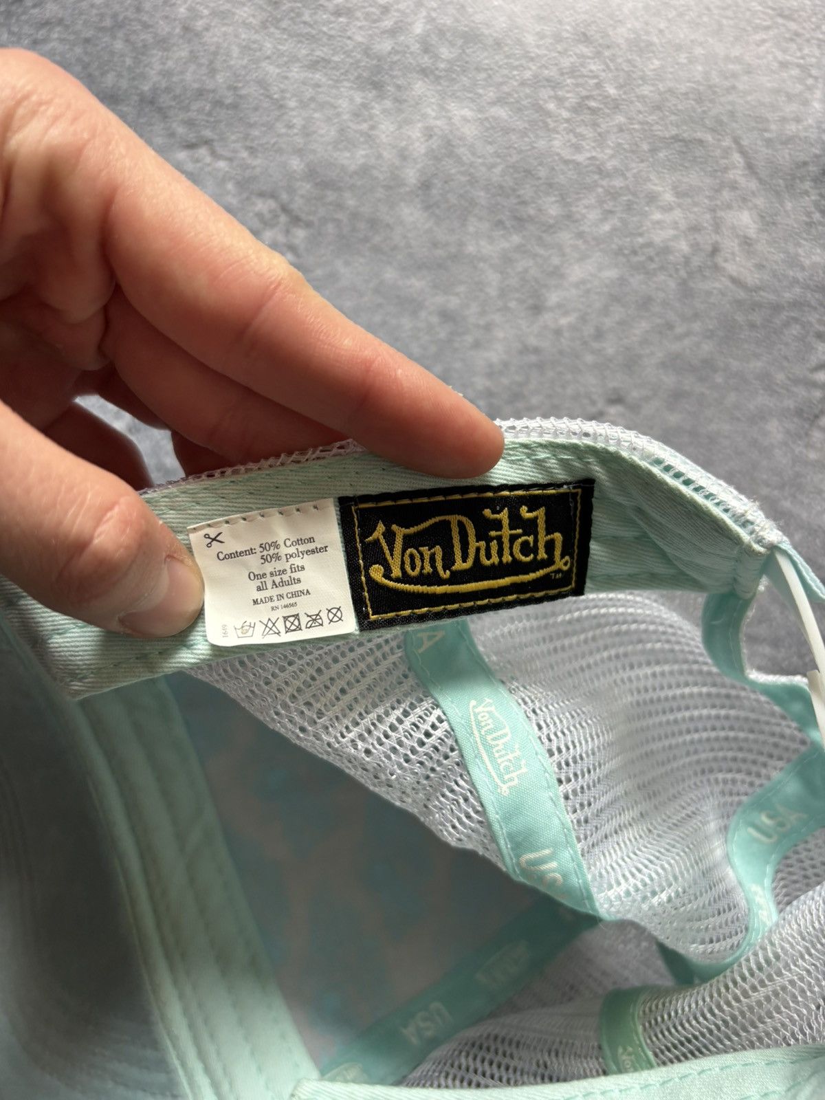 Von Dutch Crazy Vintage Von Dutch Japanese Y2K Teddy Hat Cap Rare Size ONE SIZE - 6 Thumbnail
