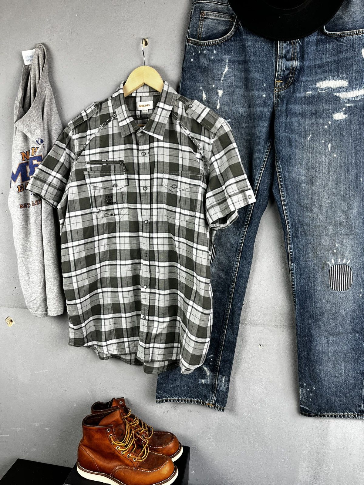 Diesel Diesel shirt vintage 90s Size US XL / EU 56 / 4 - 5 Thumbnail