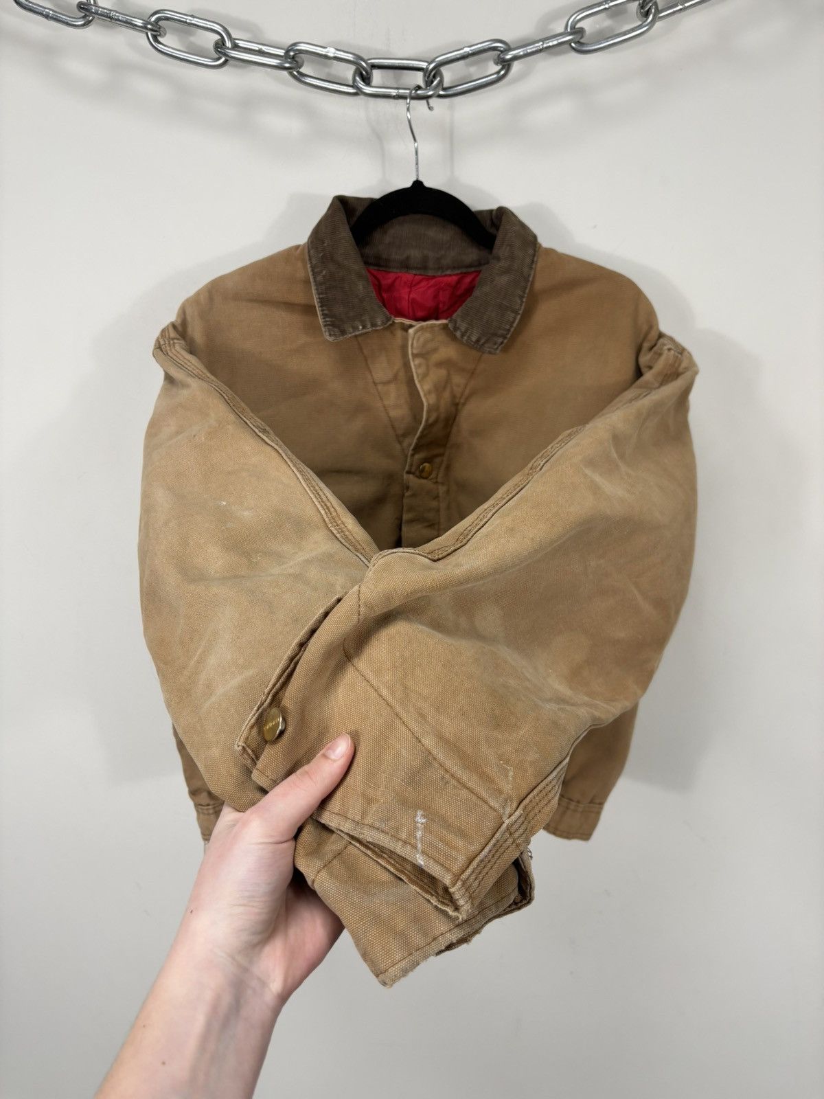 Carhartt Vintage Carhartt 1980s Made In USA Workwear Cropped Jacket Size US L / EU 52-54 / 3 - 18 Thumbnail