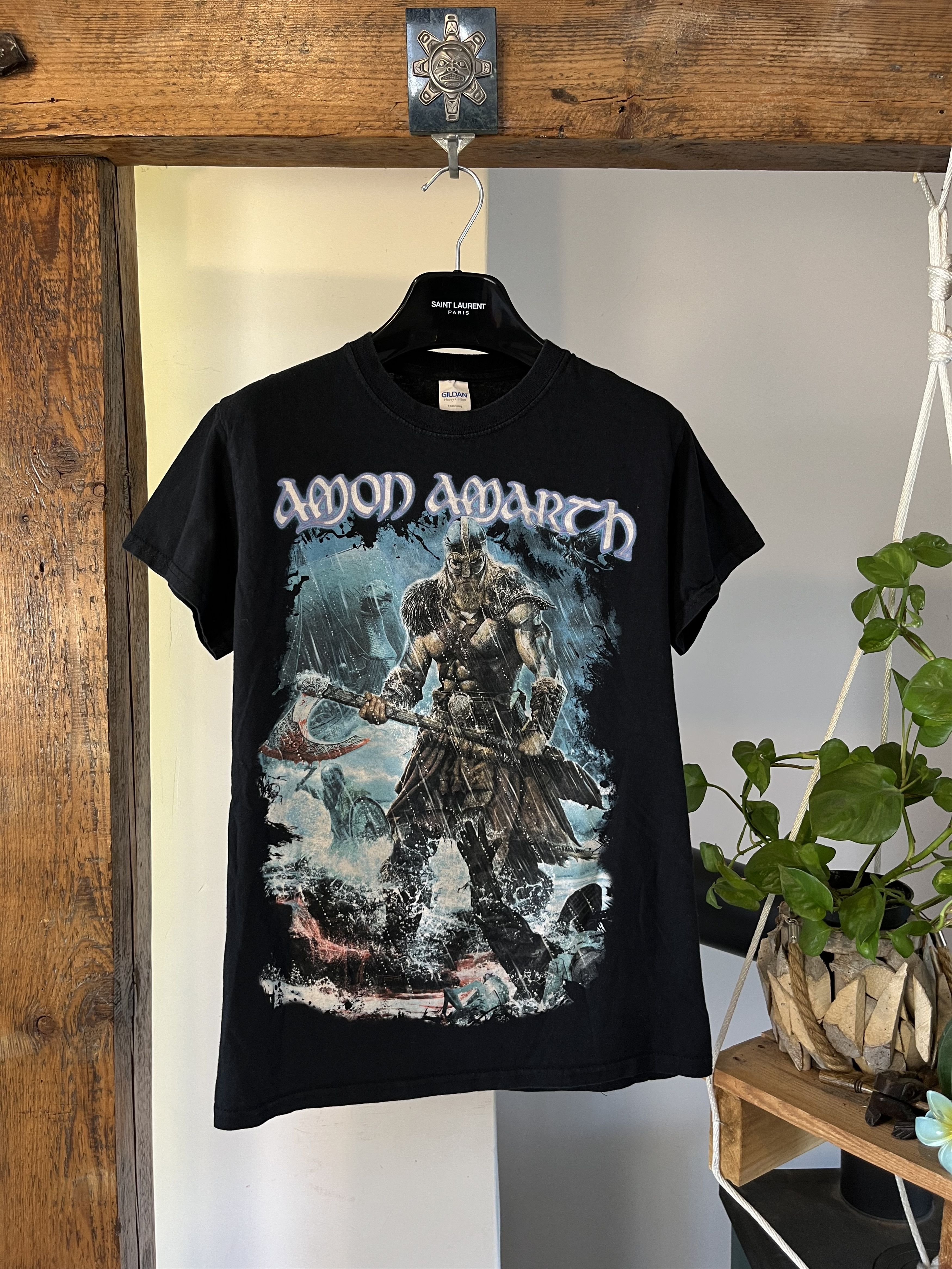 Band Tees Vintage Amon Jomsviking Album Cover Melodic Death Metal Size US S / EU 44-46 / 1 - 1 Thumbnail