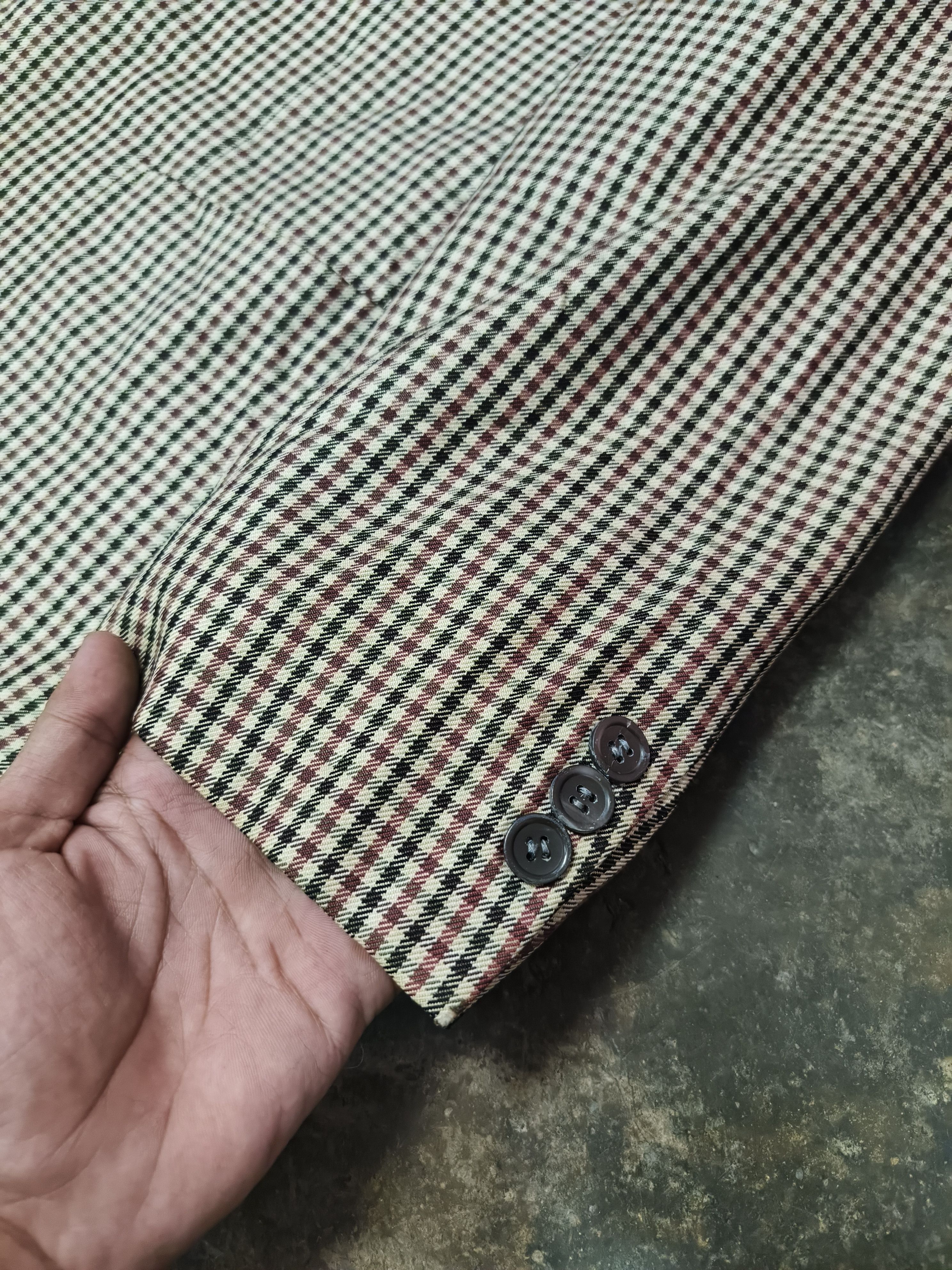 Yves Saint Laurent YSL YVES SAINT LAURENT PLAID BLAZER JACKET Size 44R - 4 Thumbnail