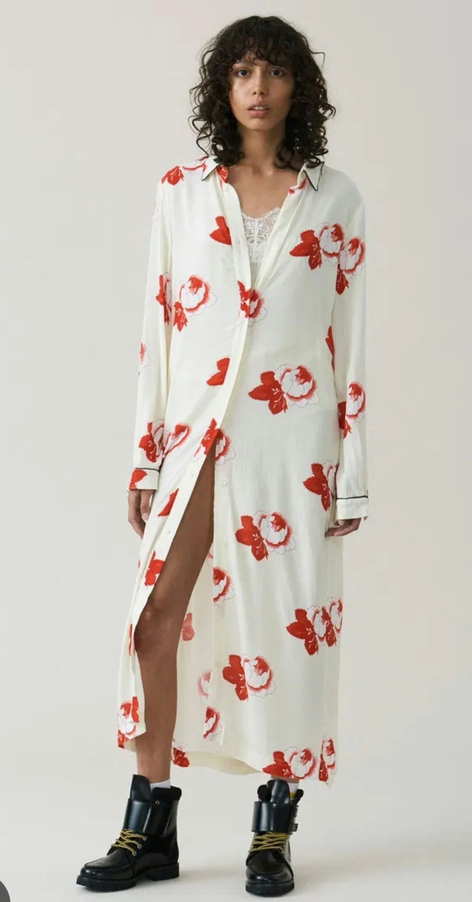 Ganni Ganni Harley Crepe Dress Size S / US 4 / IT 40 - 1 Thumbnail