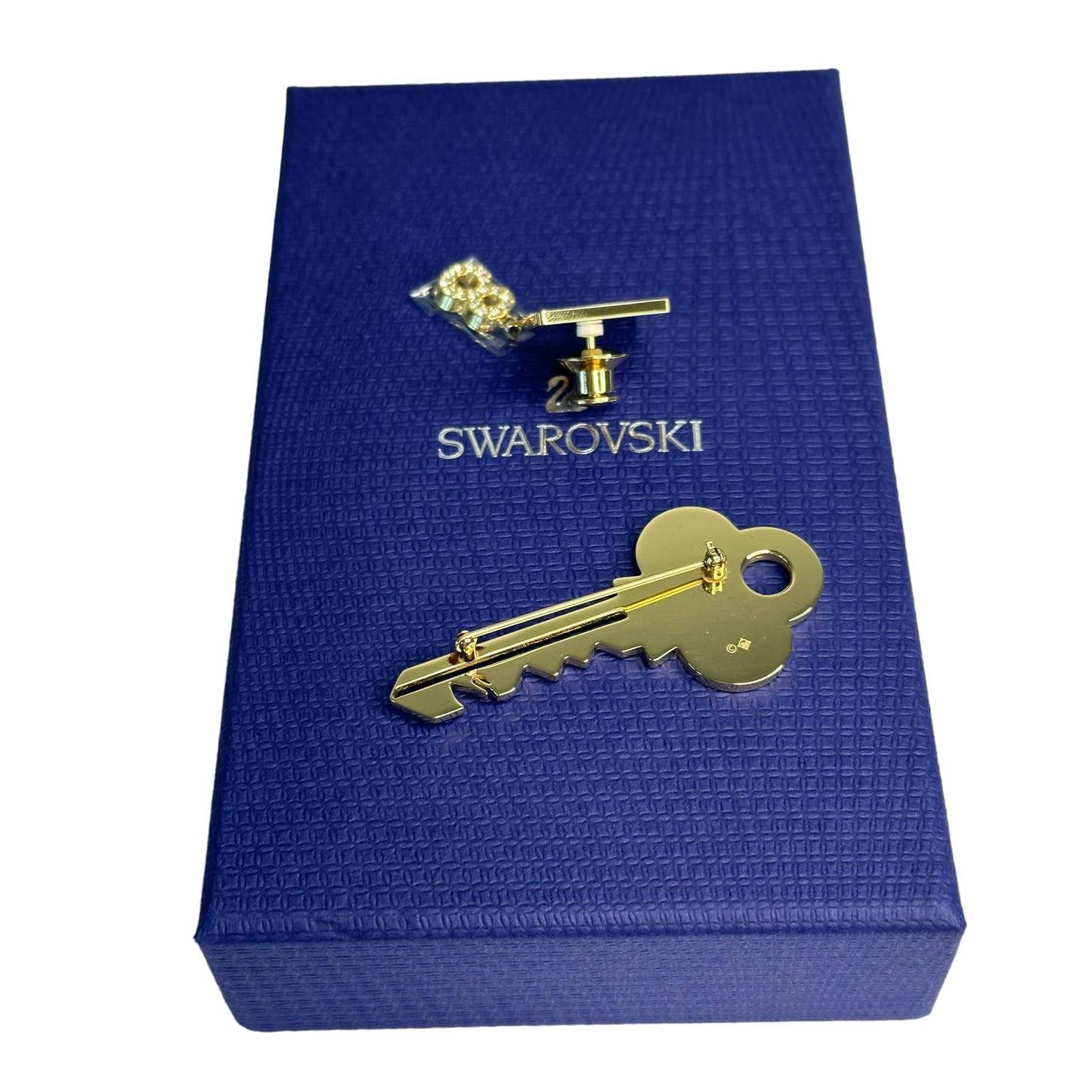 Swarovski Swarovski 2-Piece Key Brooch & Ace Pin Set Size ONE SIZE - 3 Thumbnail