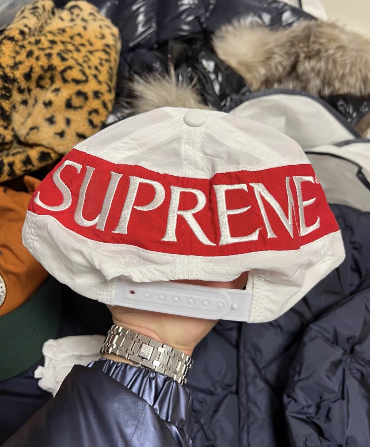 Supreme Supreme Nylon Arc 6-Panel Cap J42 Size ONE SIZE - 3 Thumbnail