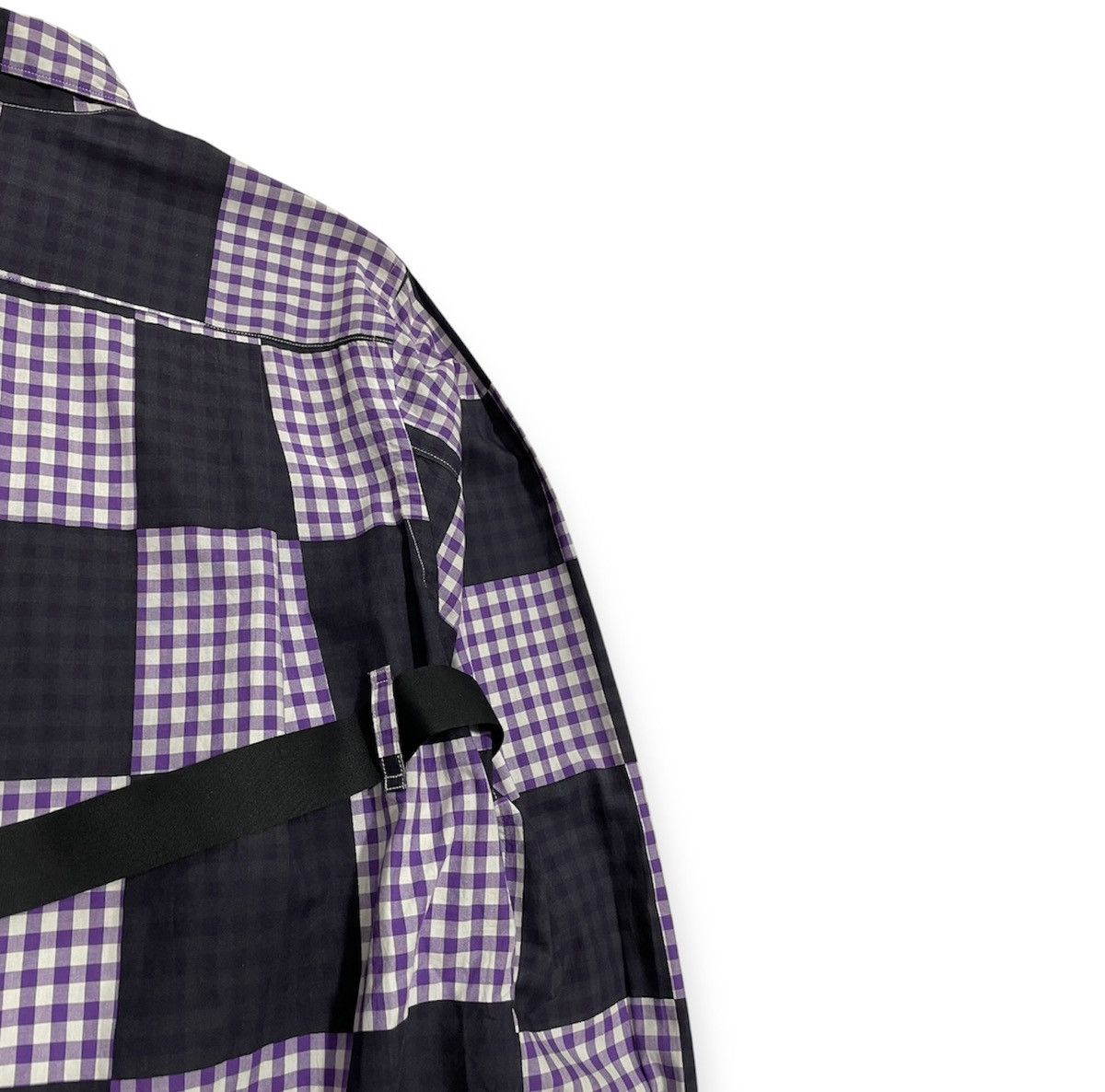 Comme des Garcons Homme Plus SS01 “Duchamp” Checkered Bondage Shirt Size US M / EU 48-50 / 2 - 5 Thumbnail