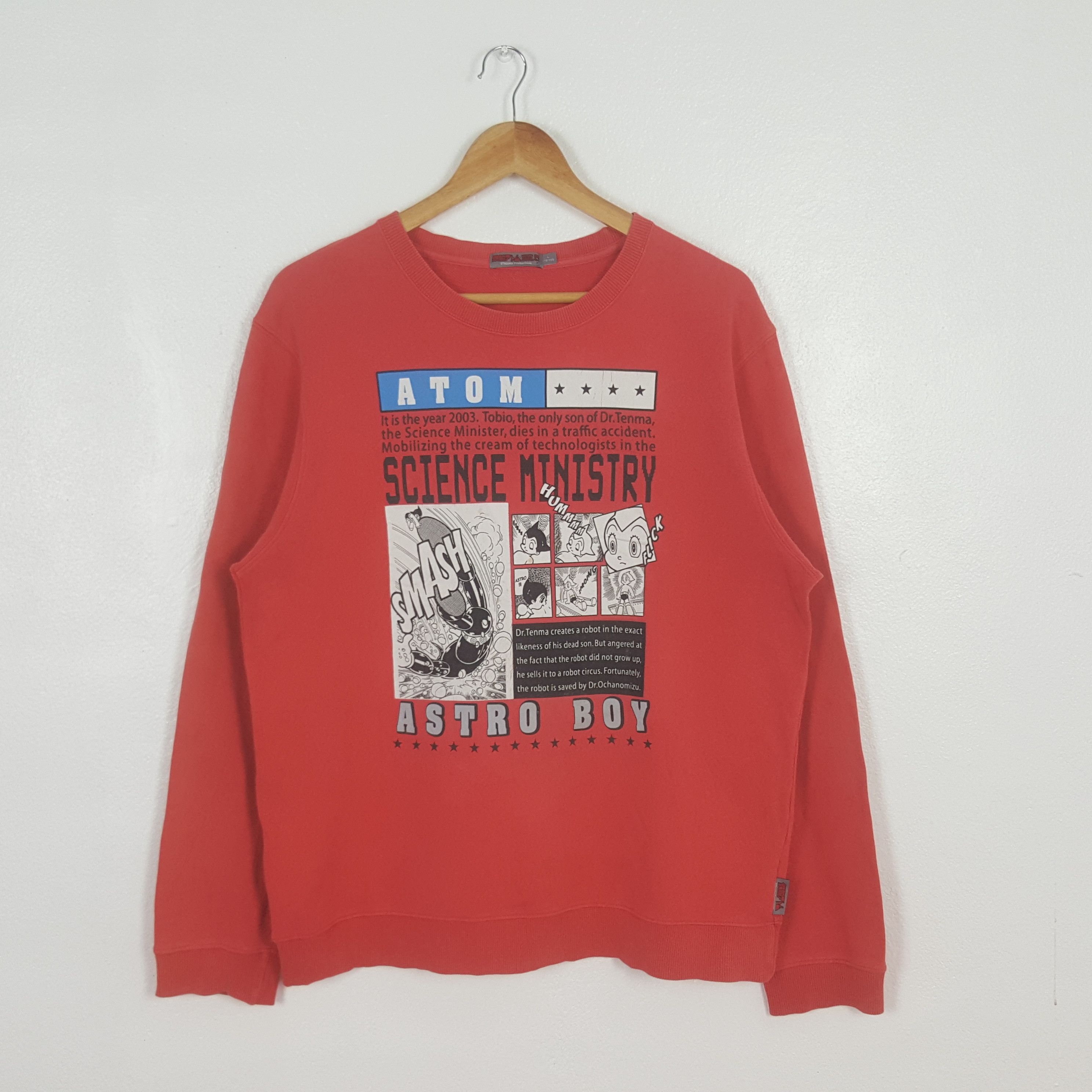 Vintage Vintage Astro Boy ATOM Anime Sweatshirt C313N15 Size US M / EU 48-50 / 2 - 1 Thumbnail