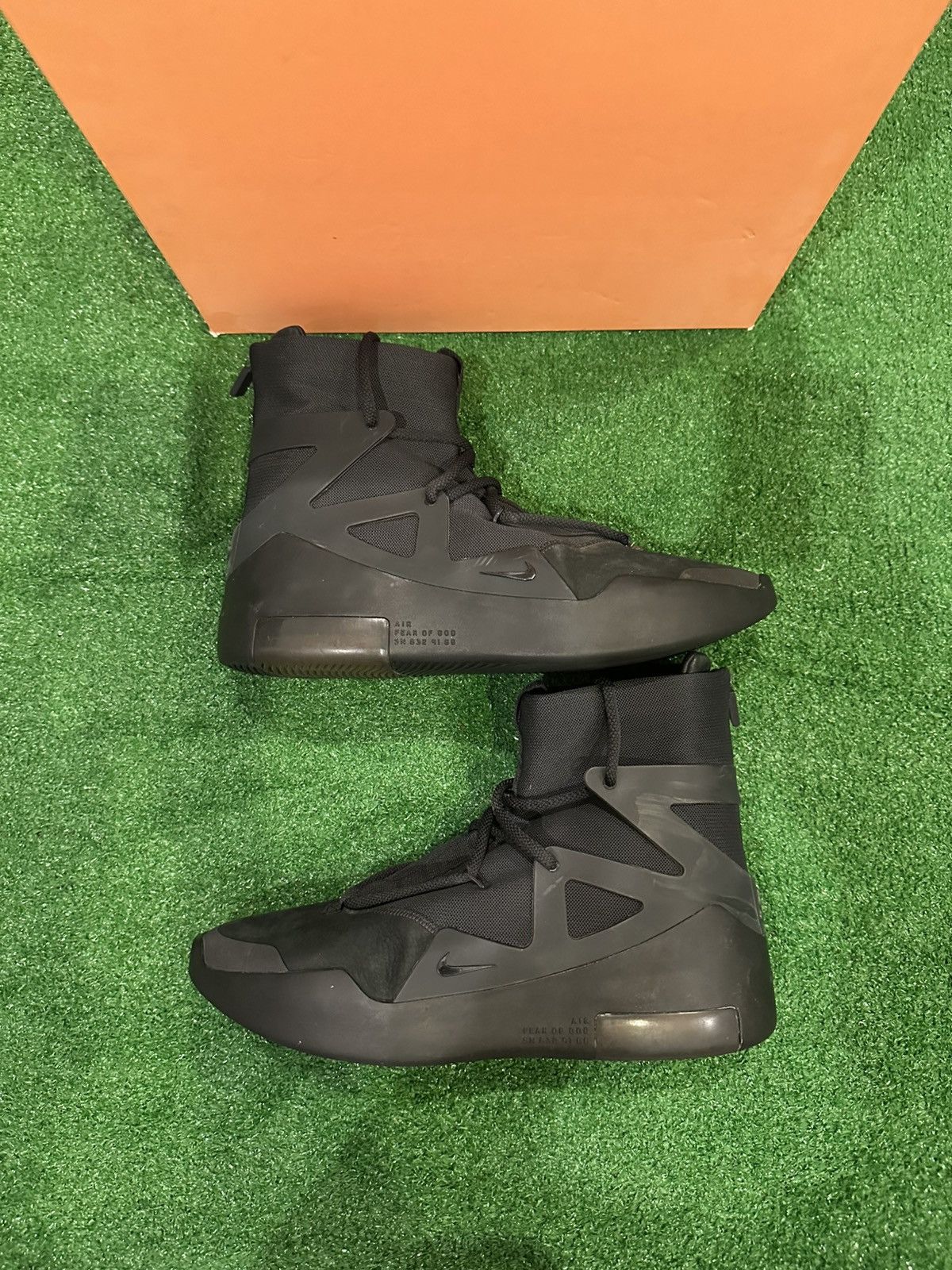 Fear of God × Nike Nike Air Fear of God 1 “Triple Black” with original box Size US 10.5 / EU 43-44 - 1 Thumbnail