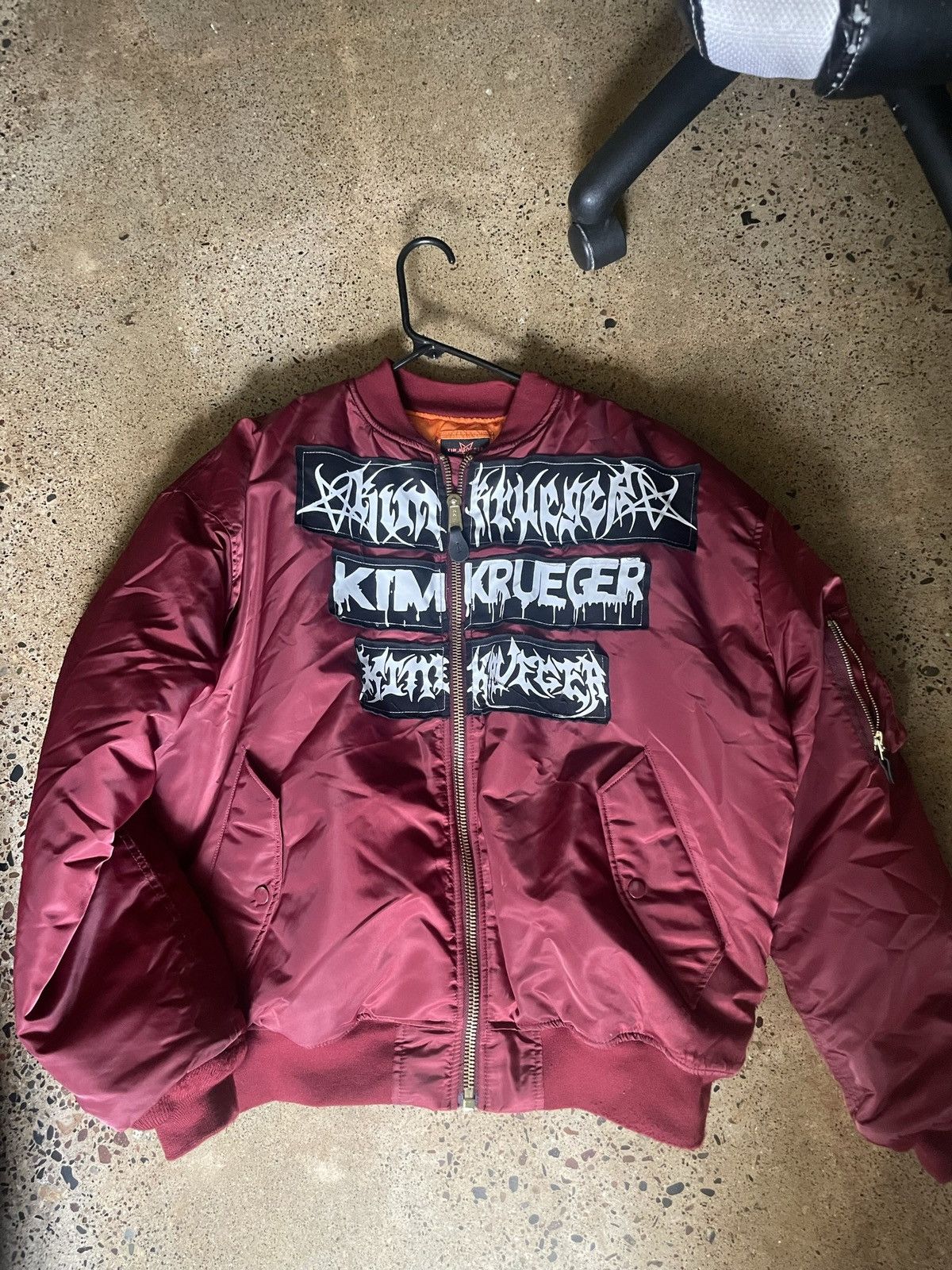 Kim Krueger ボンバージャケット Kim Krueger MA-1 Bomber Jacket