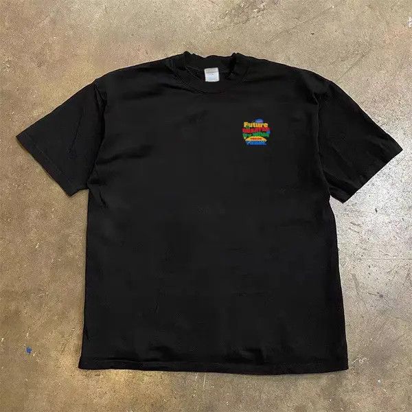 Japanese Brand Black Loose Street Hip Hop Print Short Sleeve T-Shirt Size US M / EU 48-50 / 2 - 4 Thumbnail
