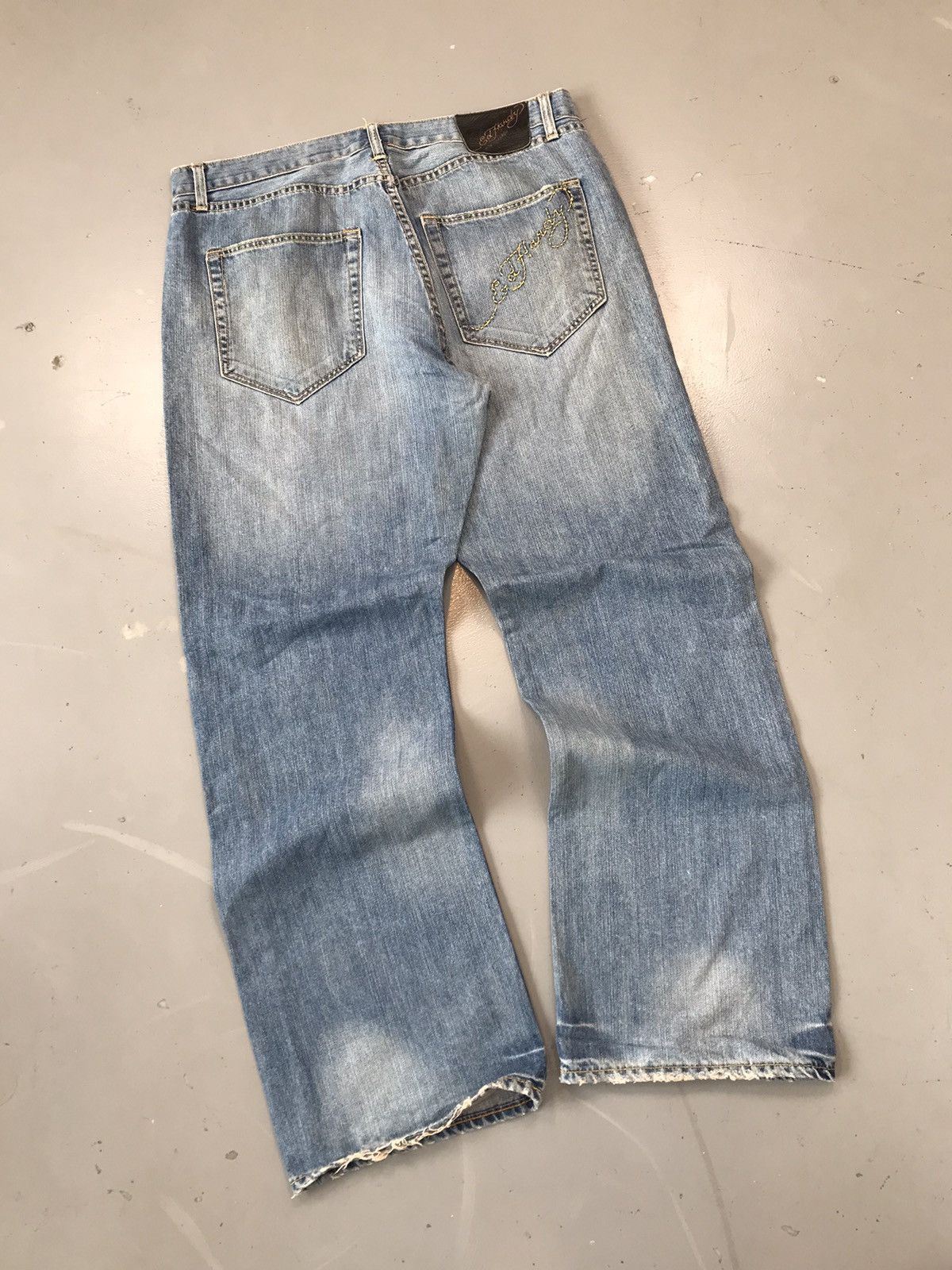 Christian Audigier × Ed Hardy × Vintage Vintage Edhardy by Christian Audigier SpellOut denim Size US 40 / EU 56 - 6 Thumbnail