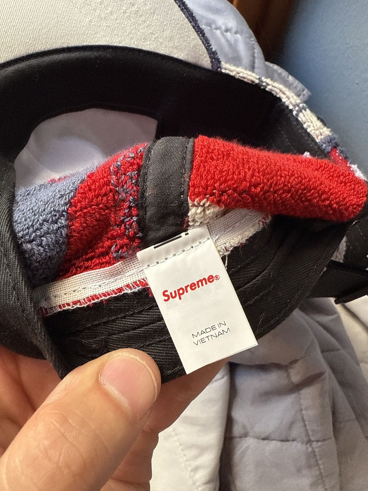 Supreme 🔴 Supreme x Martine Rose Cap – Bianco/Rosso (SS24) Size ONE SIZE - 6 Thumbnail
