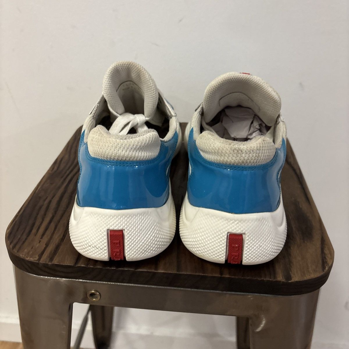 Prada Prada Cups Blue Size 10.5 / 11.5 US Size US 11.5 / EU 44-45 - 5 Thumbnail