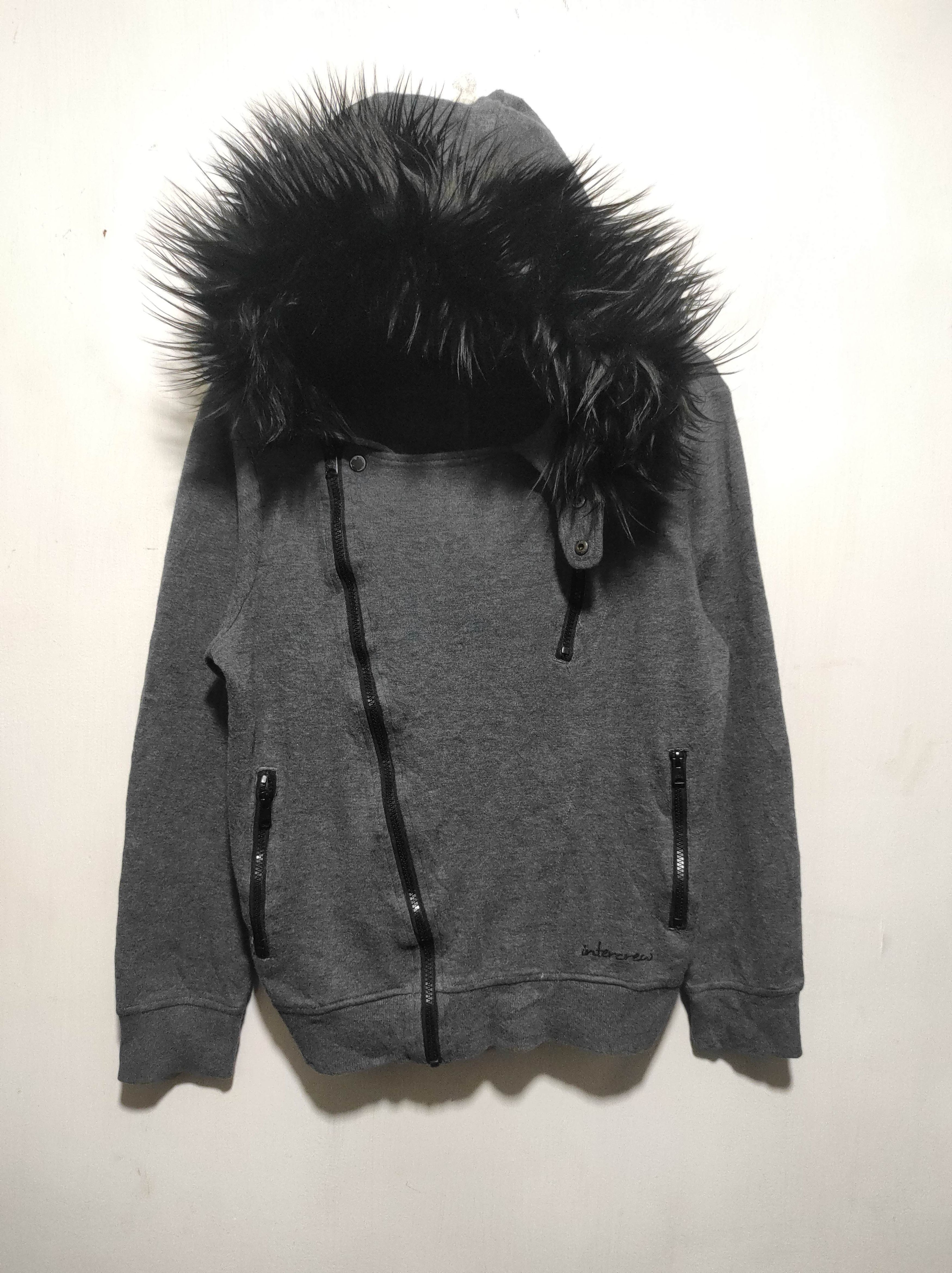 Japanese Brand Inter Crew Asymetrycal zip fur hoodie ifsix LGB style Size US S / EU 44-46 / 1 - 9 Thumbnail