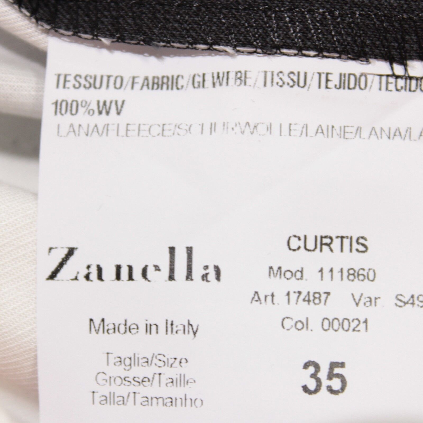 Zanella Zanella New with tags Dress Pants Size 35 US In Black Size US 35 - 7 Thumbnail