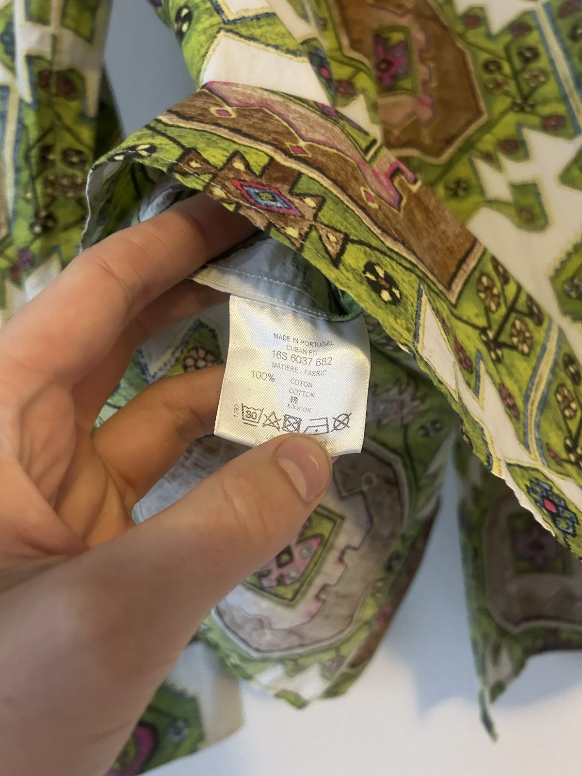 Givenchy Kaleidoscope Tapestry Print Button-Up Shirt Size US M / EU 48-50 / 2 - 10 Thumbnail