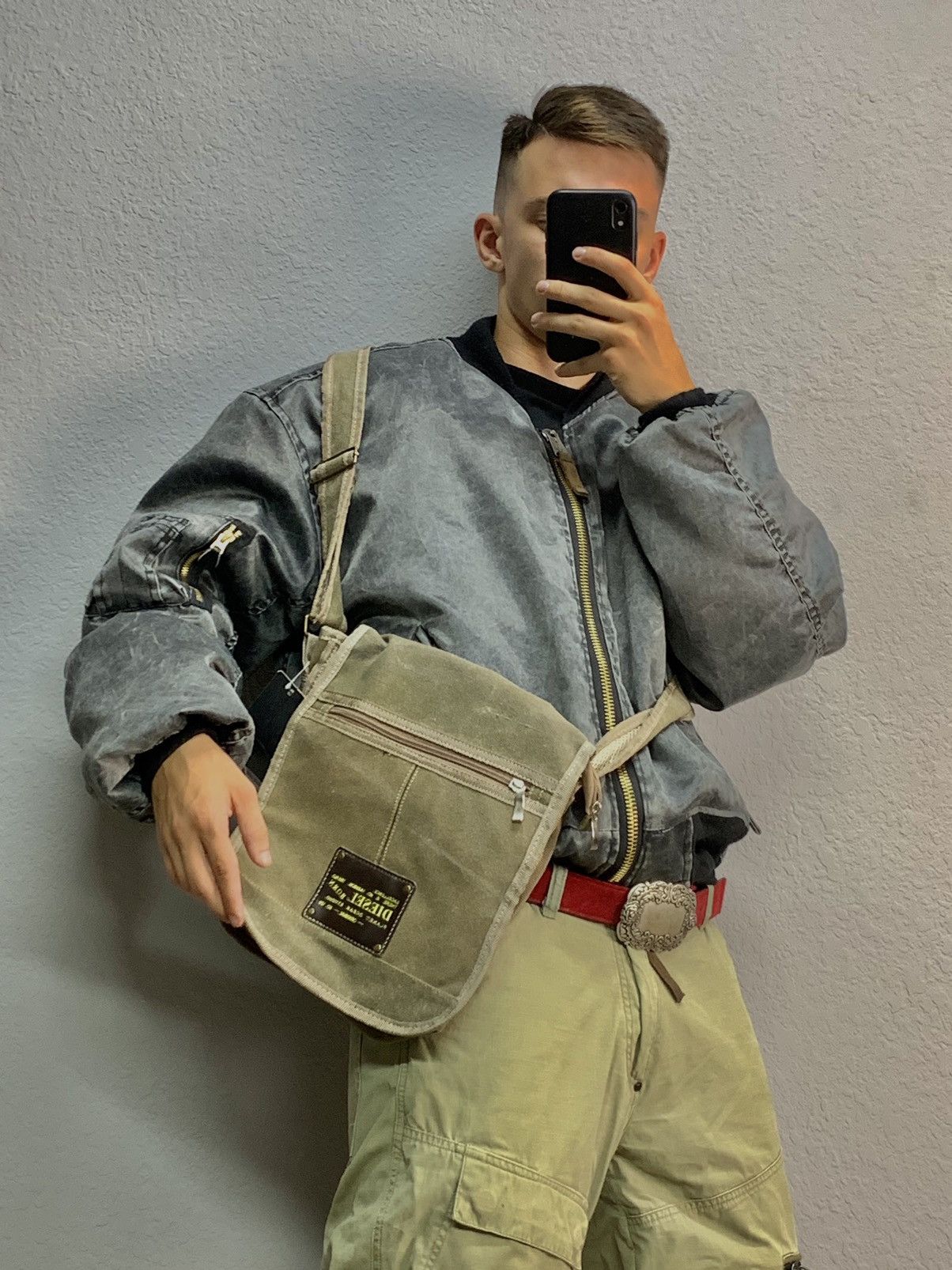 00s Archive Hip Bag y2k Tech Cyber Punk - ウエストポーチ