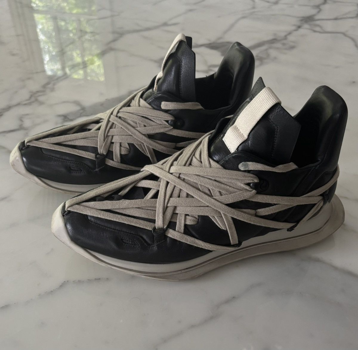 Rick Owens Rick Owens Megalace Runners Size 42 Size US 9 / EU 42 - 2 Thumbnail