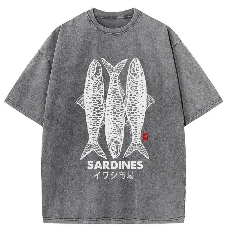 Vintage Playful Cartoon Fish Oversized Shirt Size US XL / EU 56 / 4 - 1 Preview