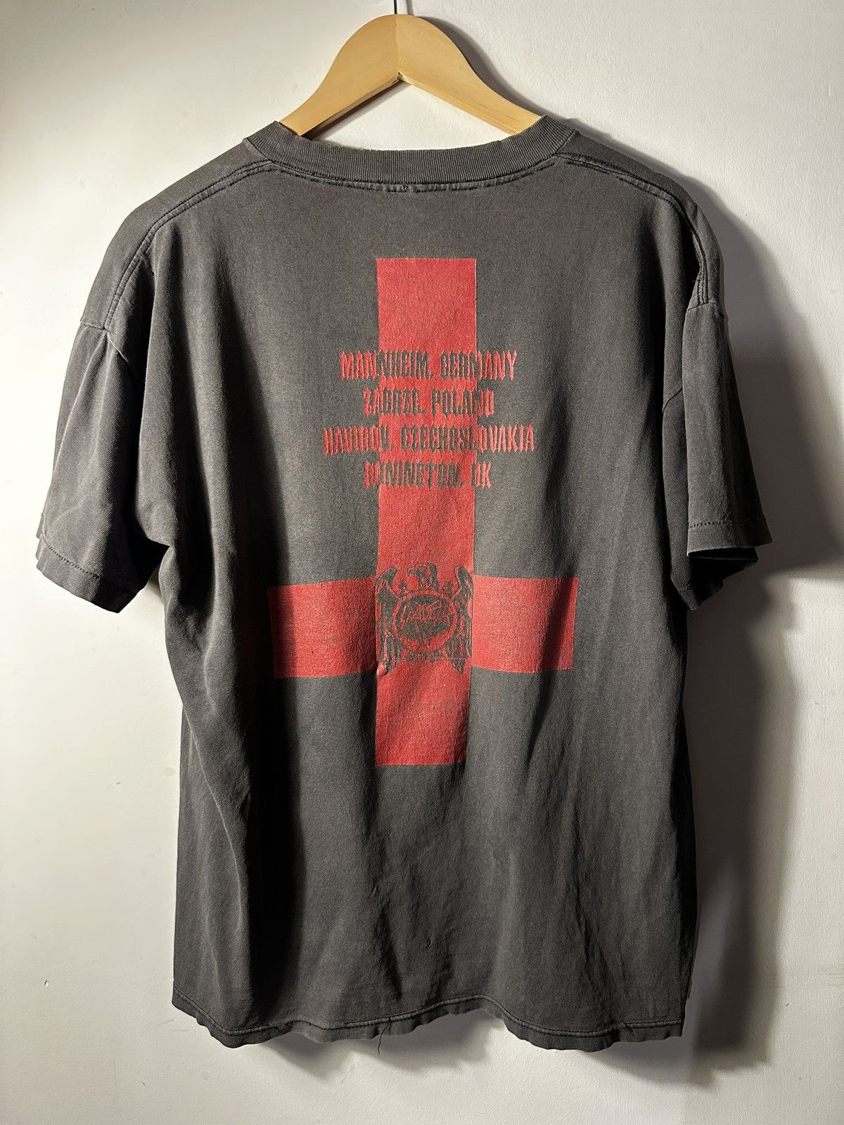 Slayer Vintage 1993 Slayer Tour Tee L Faded Size US L / EU 52-54 / 3 - 7 Thumbnail