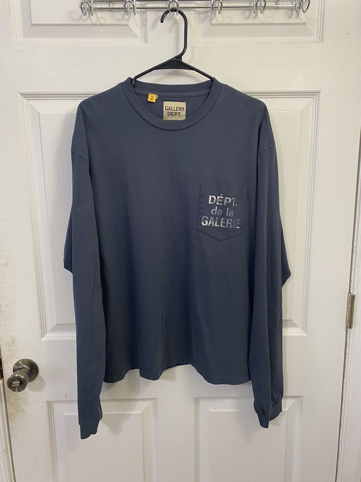 image of Gallery Dept Long Sleeve in Navy, Men's (Size XL)