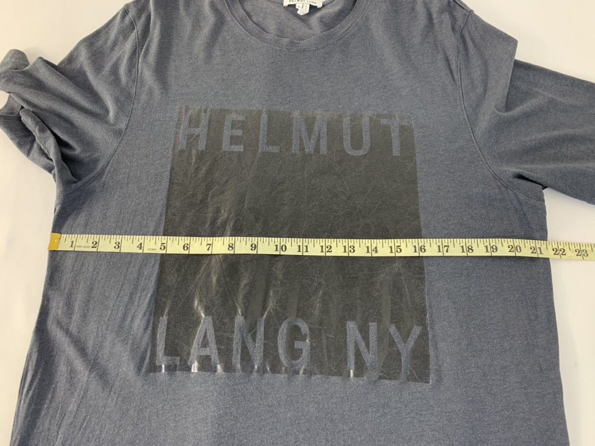 Helmut Lang Helmut Lang NY USA Big Logo Stretchable Unisex Tee Size XL / US 12-14 / IT 48-50 - 7 Thumbnail