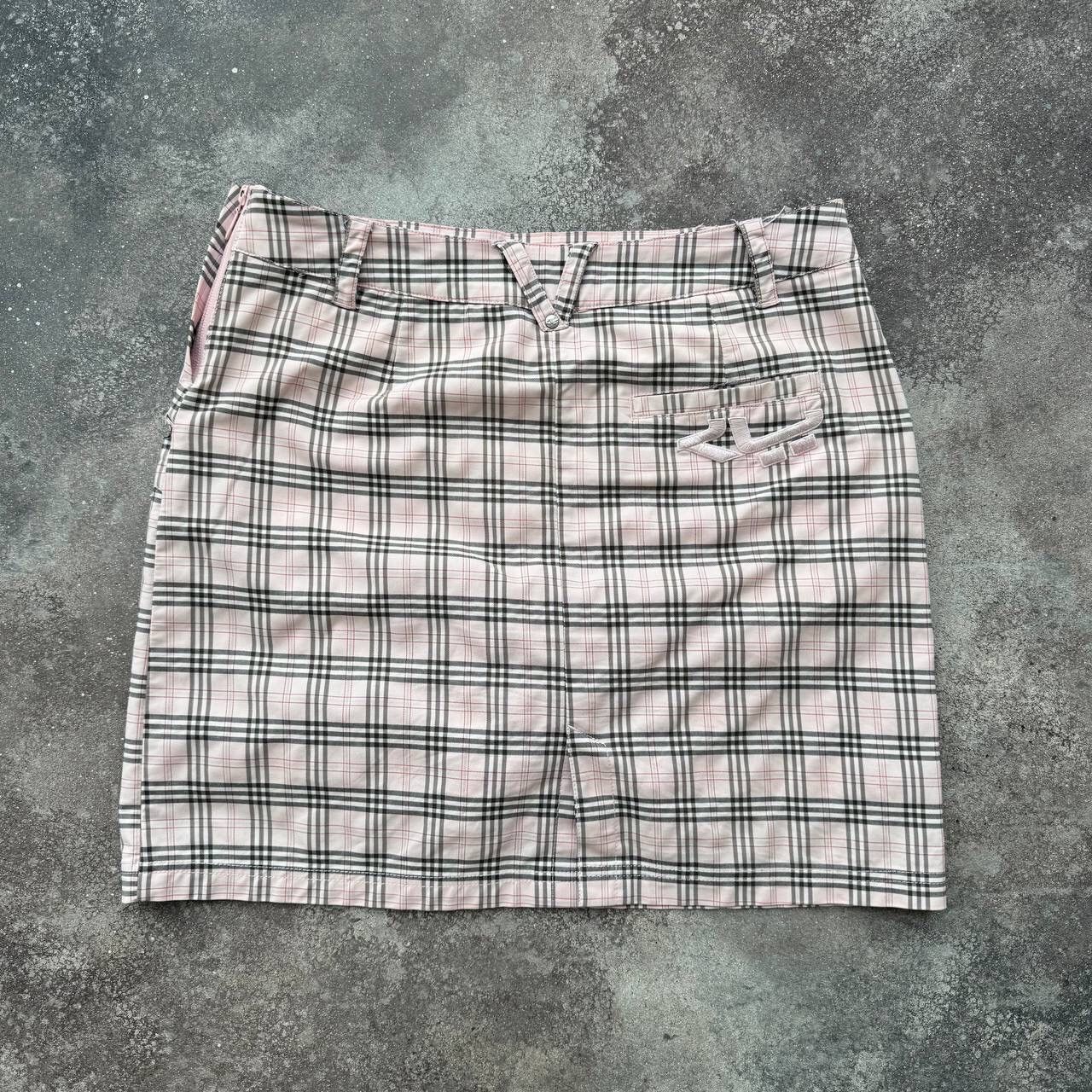 Hysteric Glamour × Japanese Brand × Vintage Amazing 2000’s Aesthetic Pink Nova Check Skirt Size 32" / US 10 / IT 46 - 7 Thumbnail