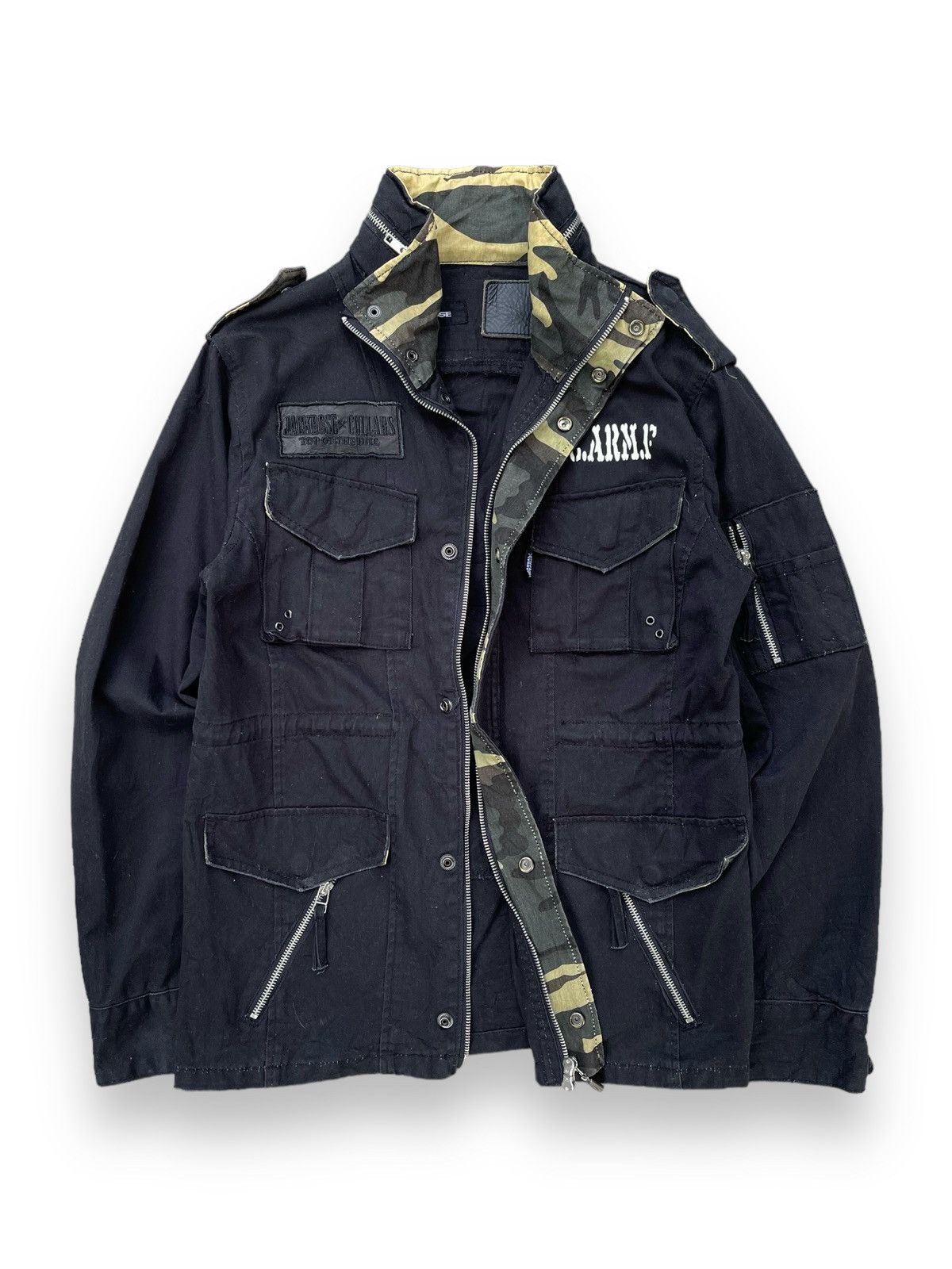 If Six Was Nine 🔥Vintage Jack Rose Punk Embroidered Logo M65 Field Jacket Size US M / EU 48-50 / 2 - 2 Thumbnail