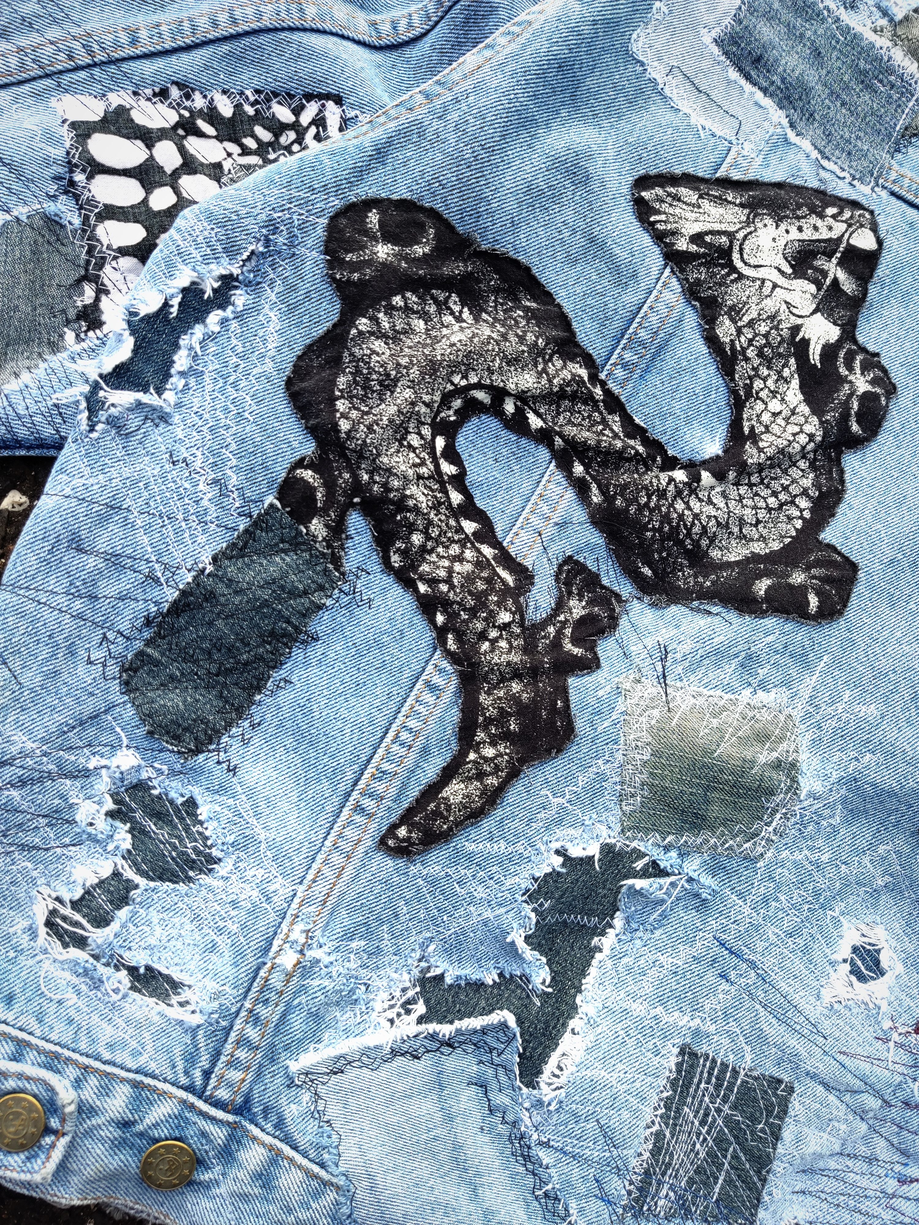 Kapital × Kapital Kountry Kapital Boro Inspired Jacket Distressed Patchwork Repaired Size US L / EU 52-54 / 3 - 17 Thumbnail