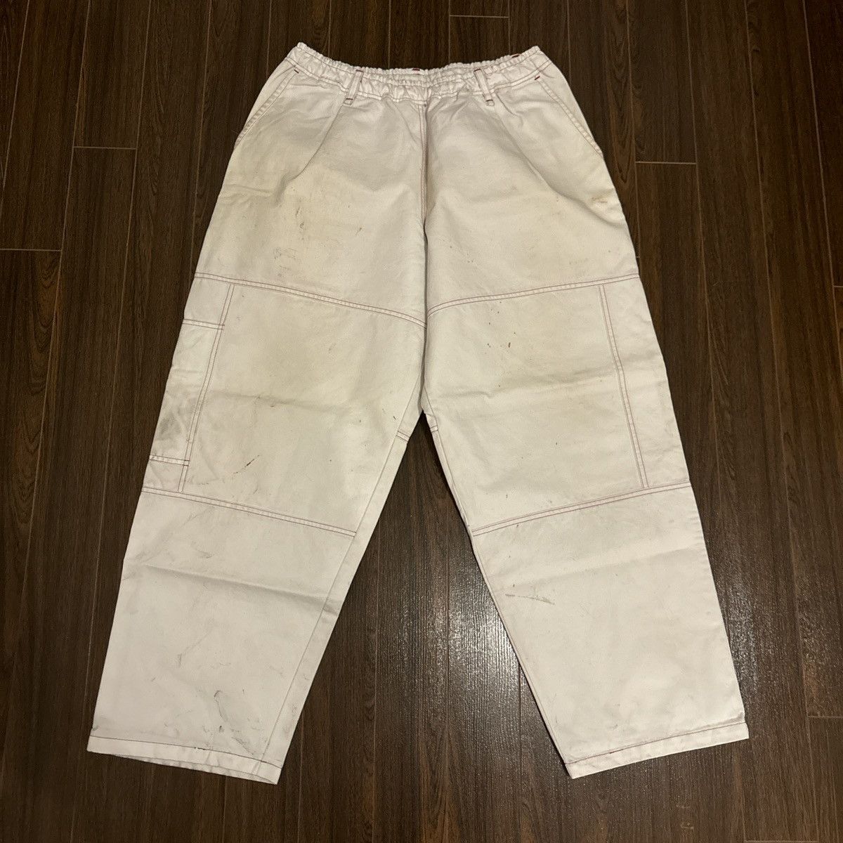 Image of Vintage White Loutre Pants!!!, Men's (Size 34)