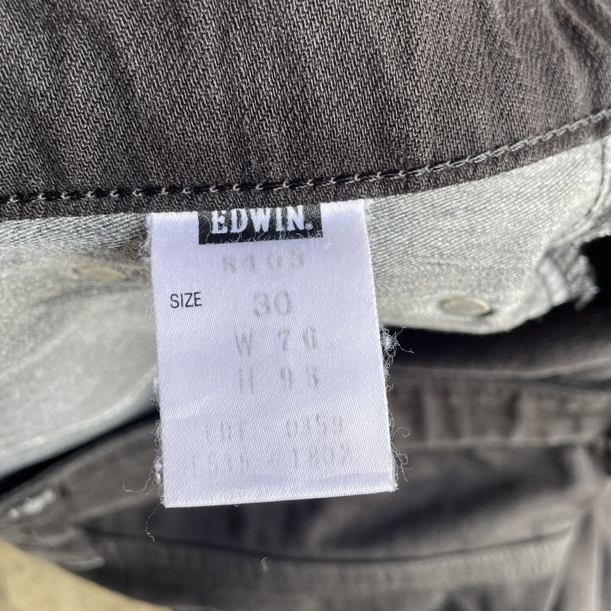 Edwin 🔥Vintage Edwin Soft Flex Super Black Relaxed Denim Jeans Size US 32 / EU 48 - 13 Thumbnail